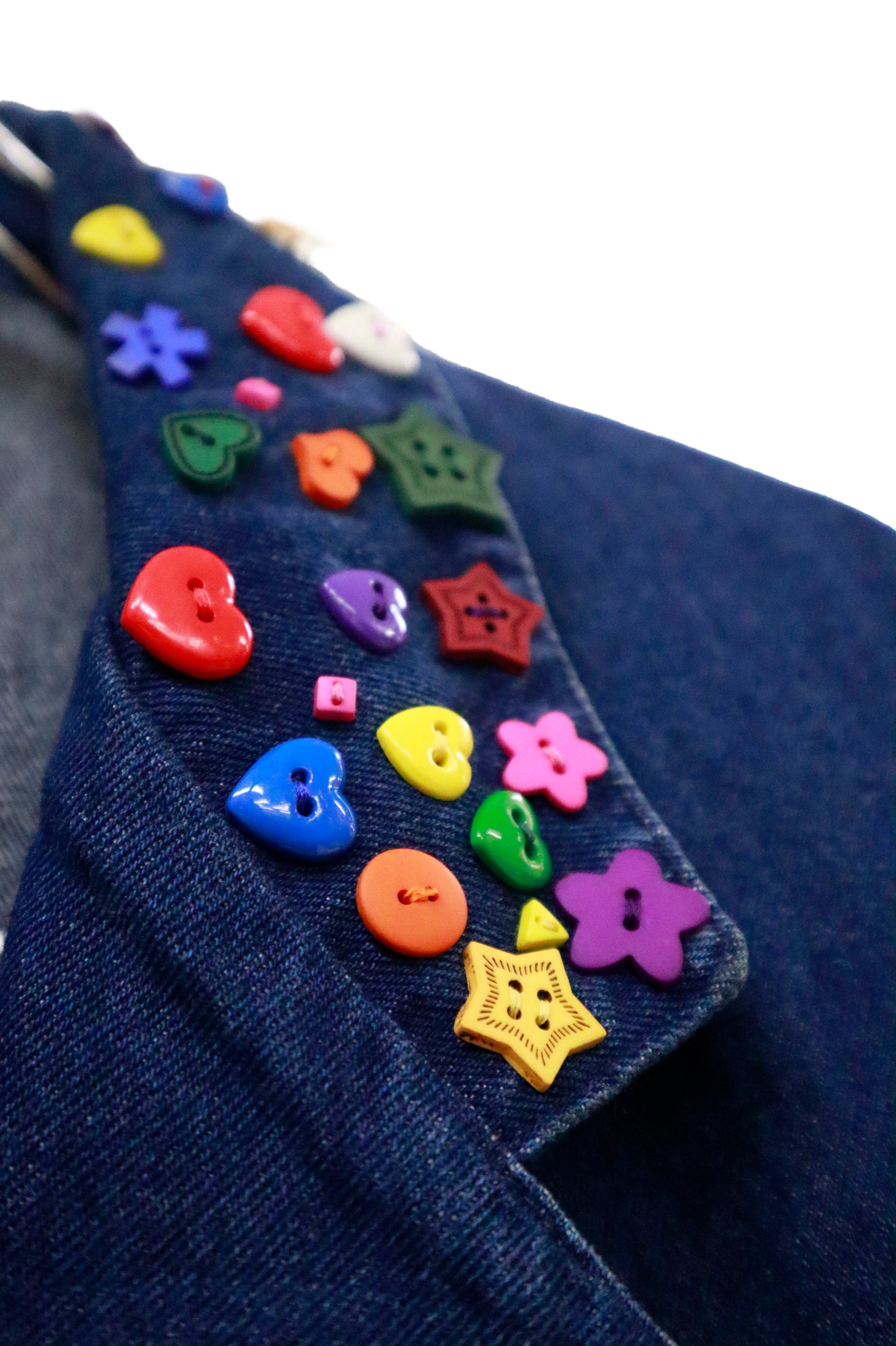 90's denim tailored jacket / NV-［2601-053］