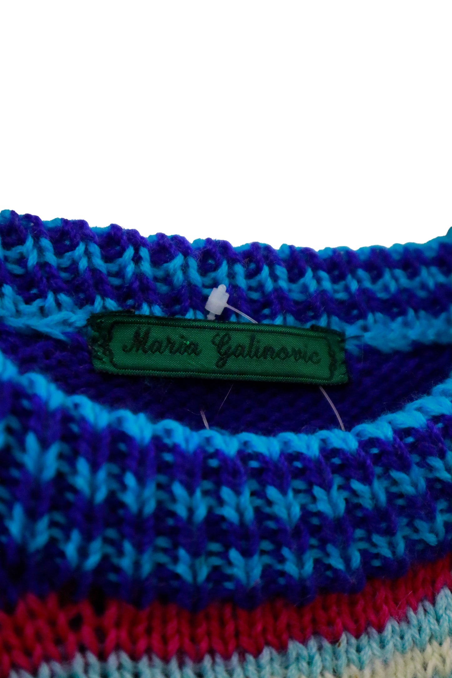 80's knit sweater / NV-［2601-054］