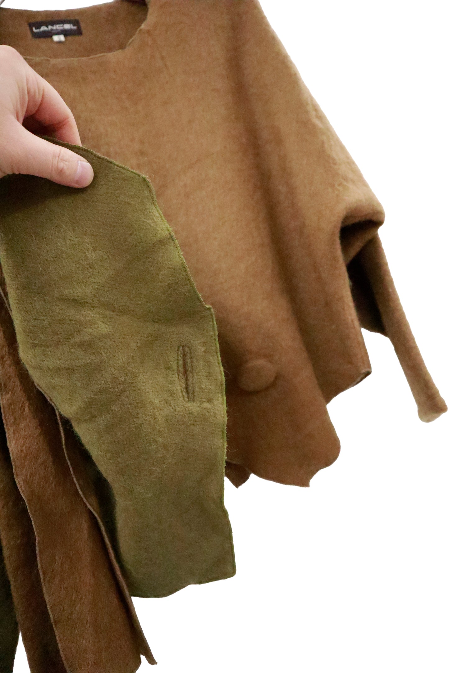 90's LANCEL deformed jacket / NV-［2601-055］