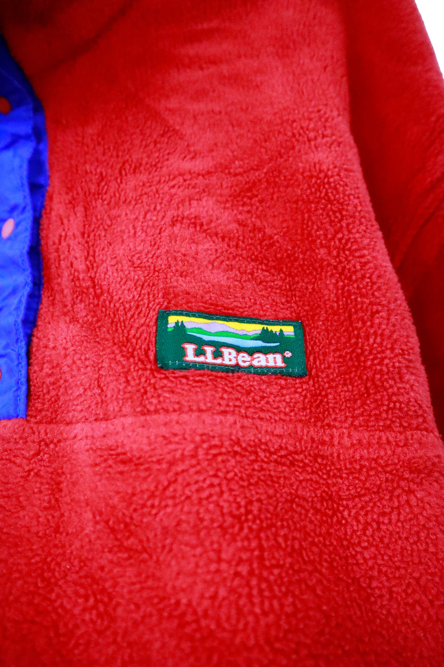 90's L.L.Bean fleece snap-T  / NV-［2601-058］