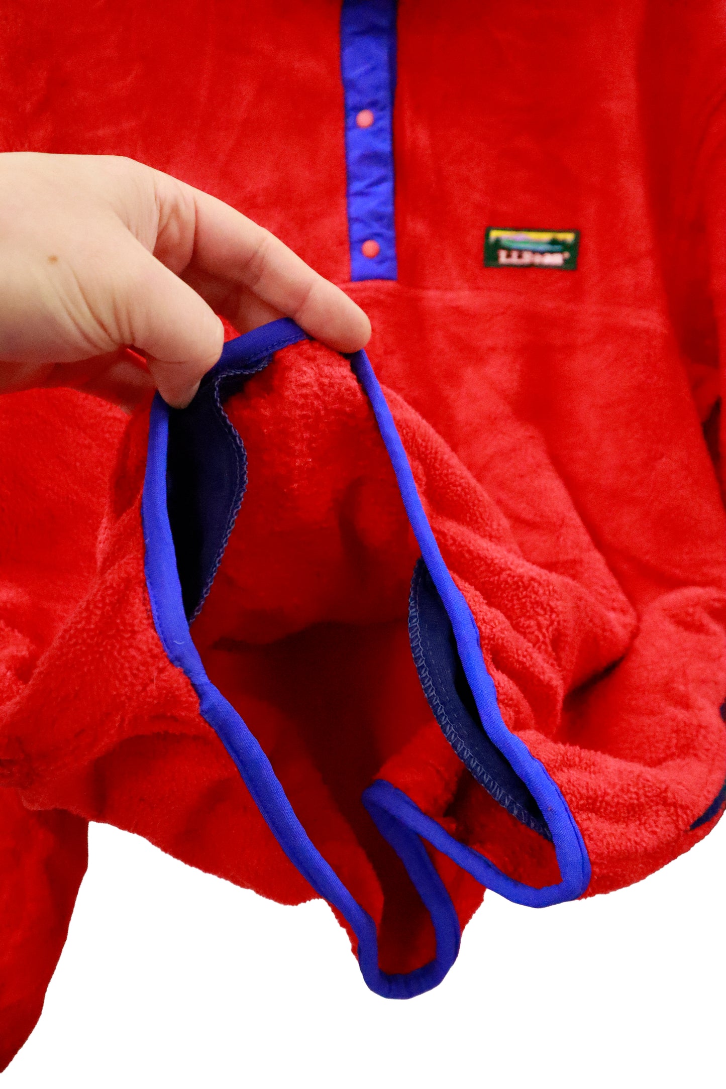 90's L.L.Bean fleece snap-T  / NV-［2601-058］