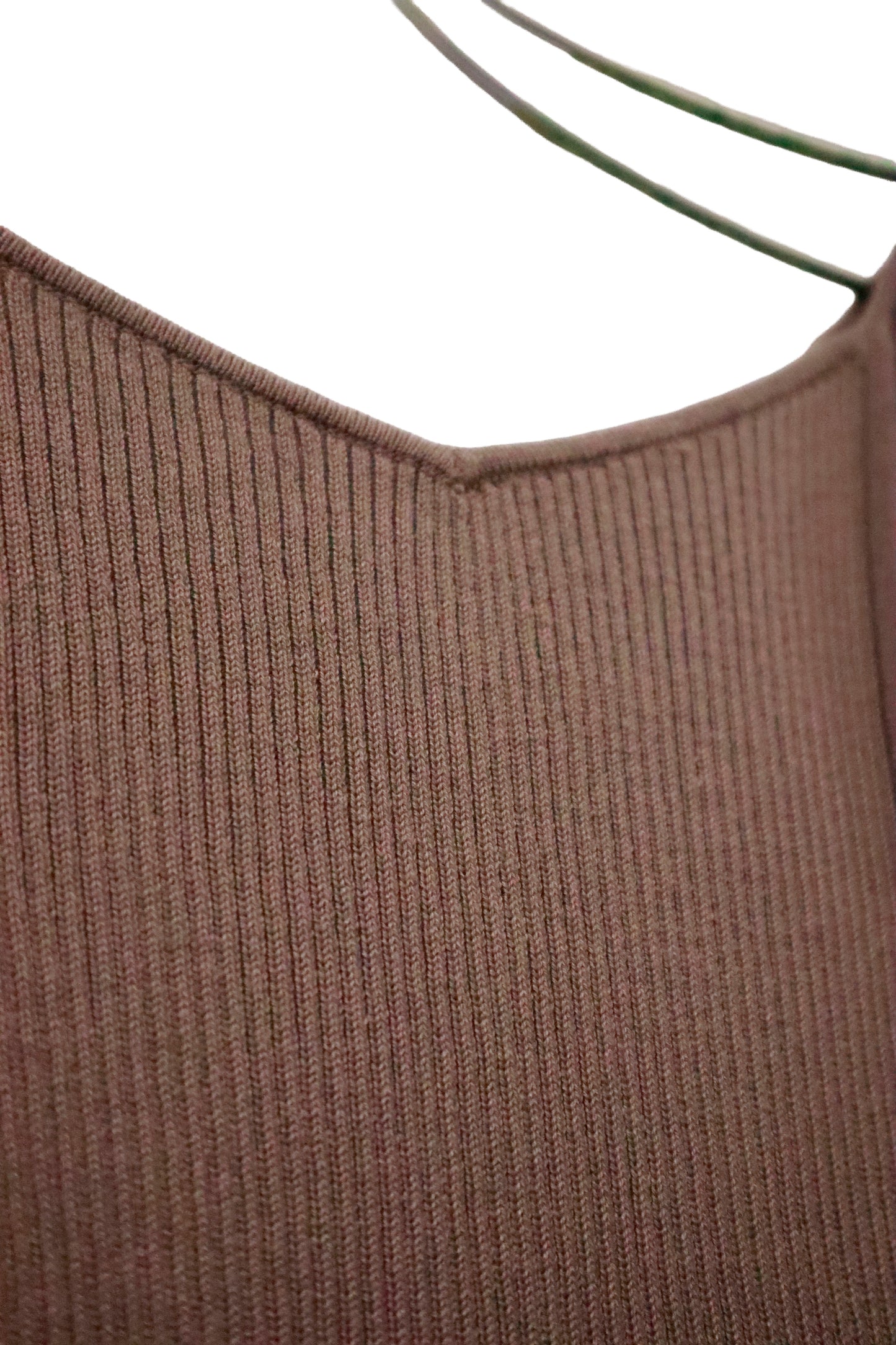 rib knit dress / U-［2601-040］