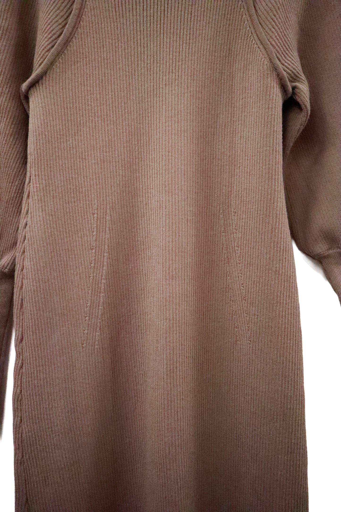 rib knit dress / U-［2601-040］