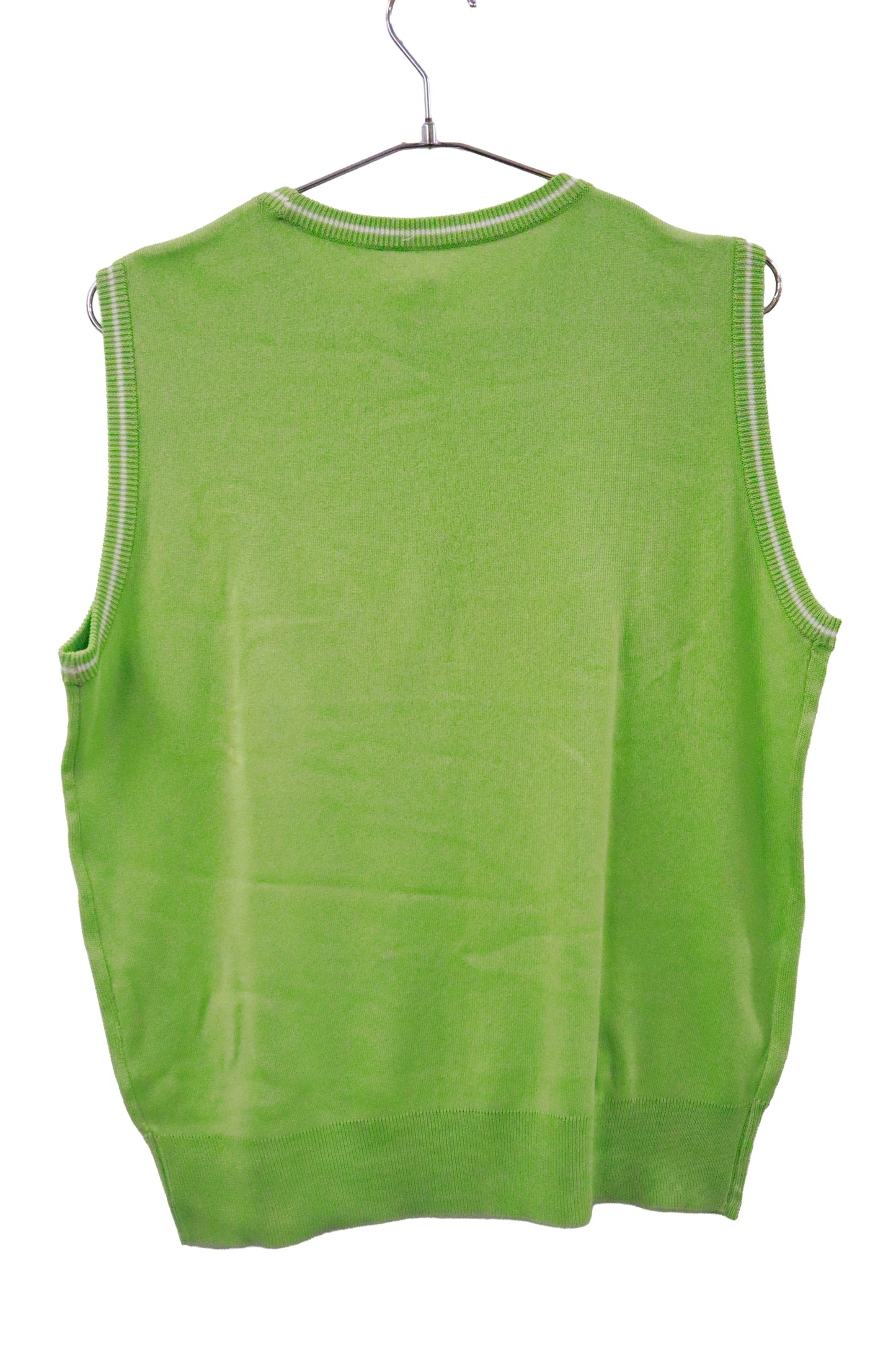 knit vest tops / U-［2601B-002］
