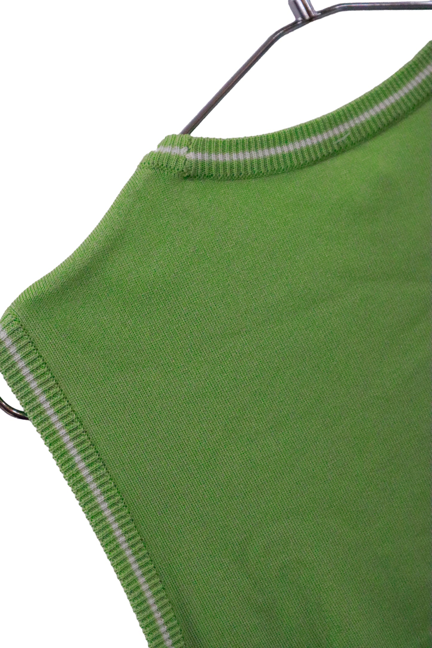 knit vest tops / U-［2601B-002］