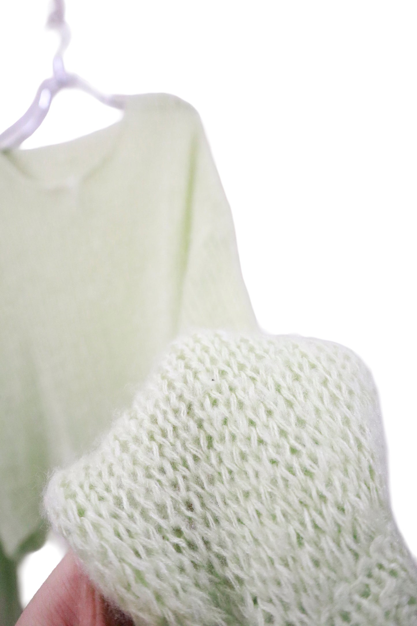 acrylic knit sweater /U-［2601B-006］