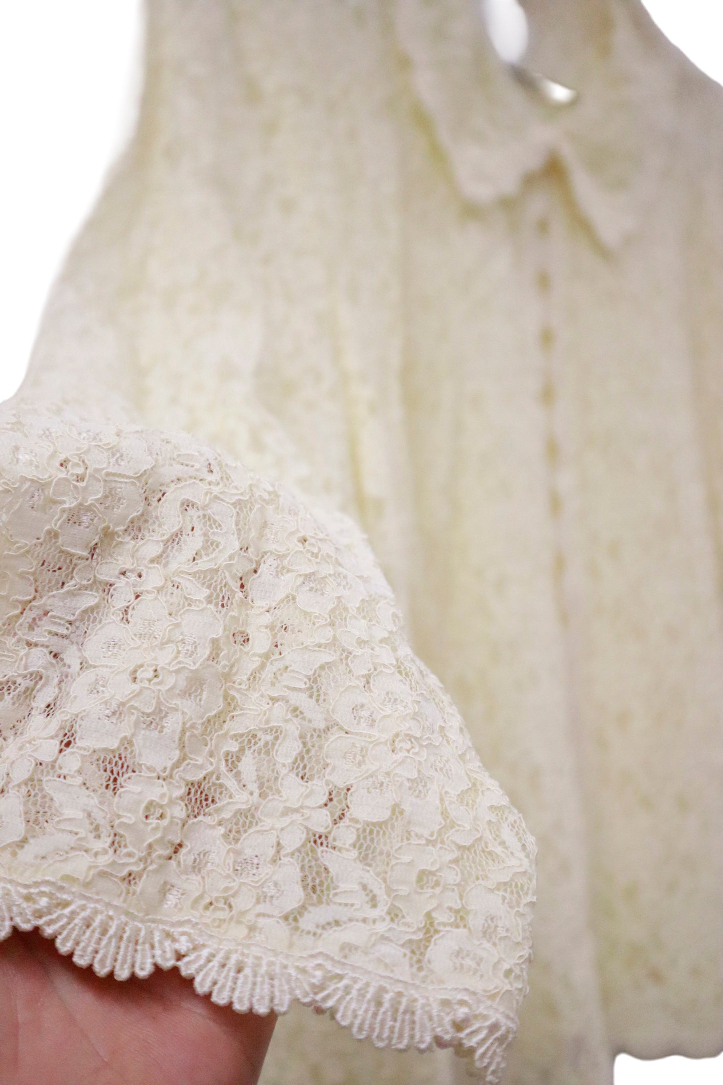 80's lace cardigan /U-［2601B-007］
