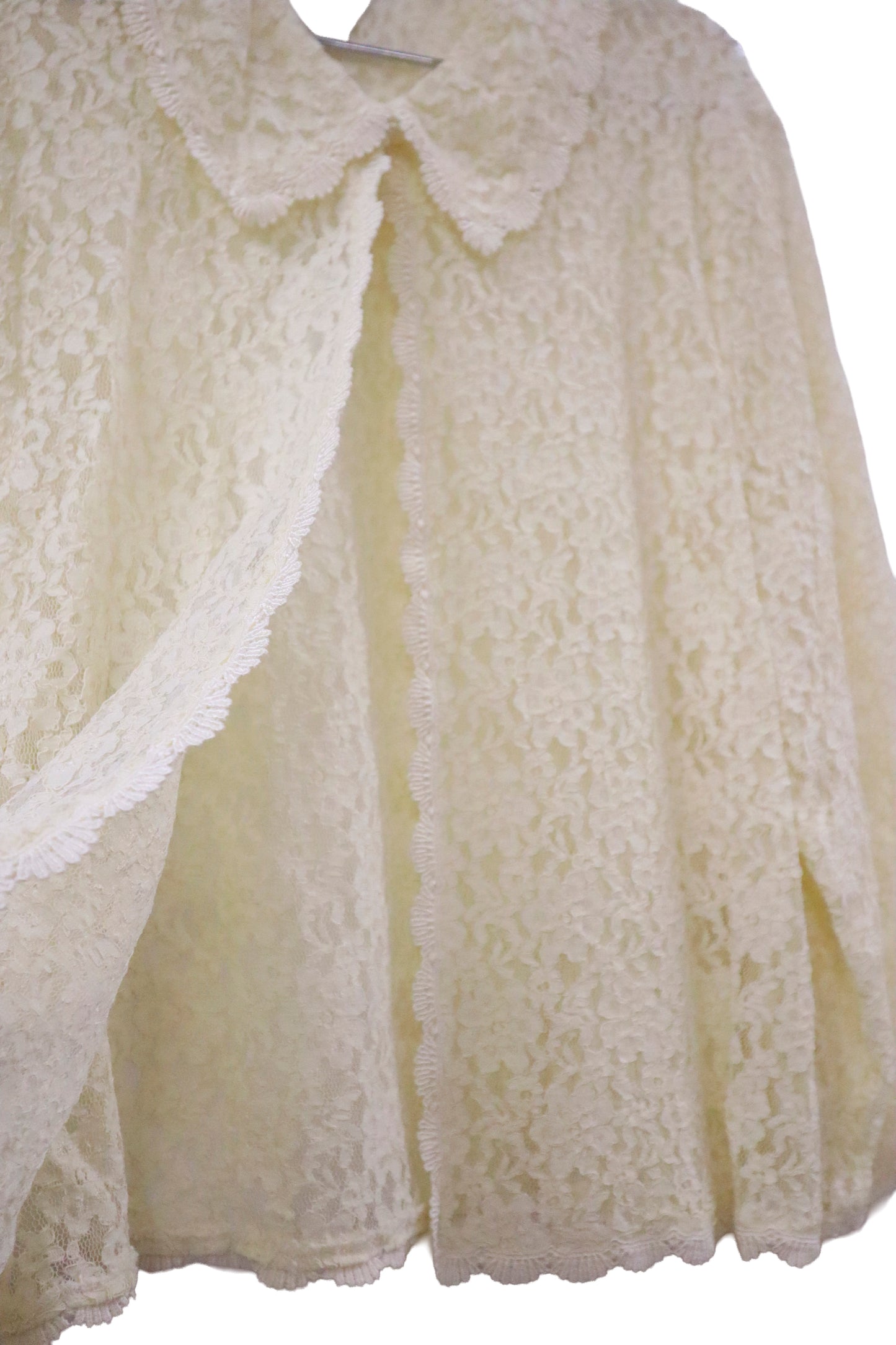 80's lace cardigan /U-［2601B-007］