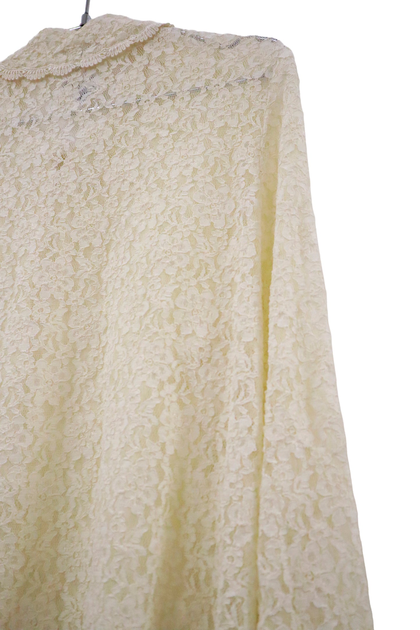 80's lace cardigan /U-［2601B-007］