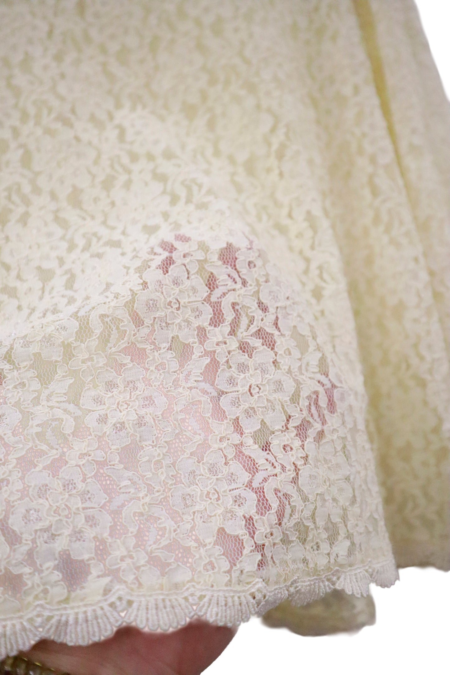 80's lace cardigan /U-［2601B-007］