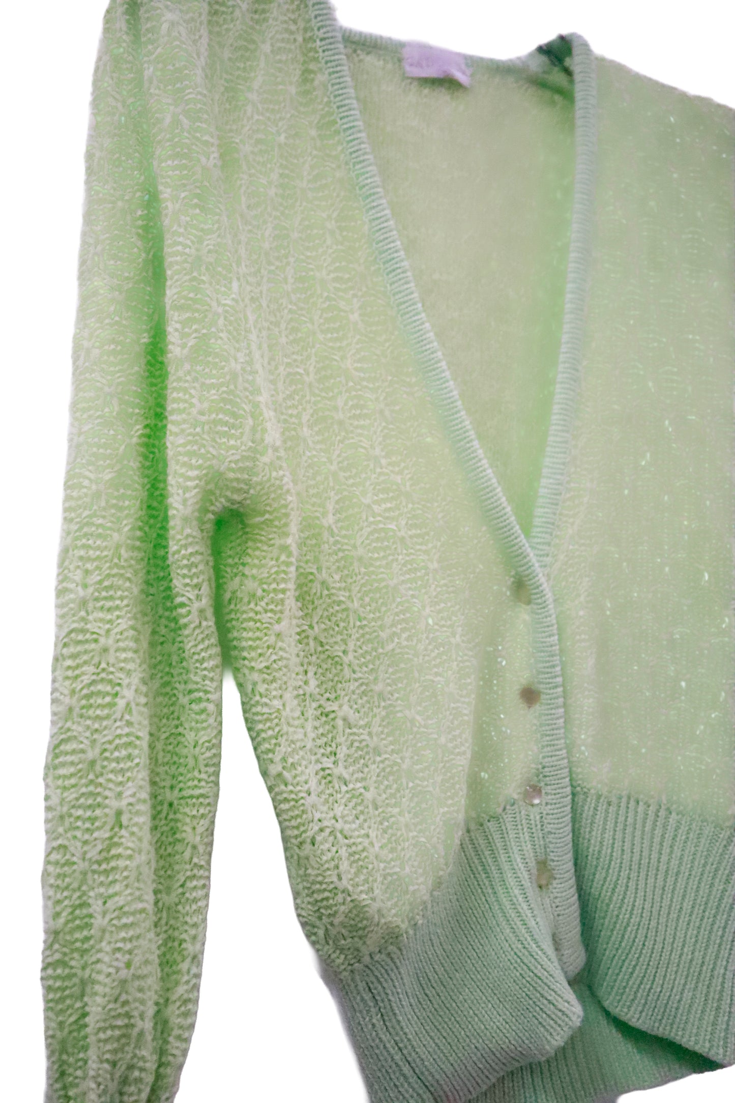 80's knit cardigan /U-［2601B-010］