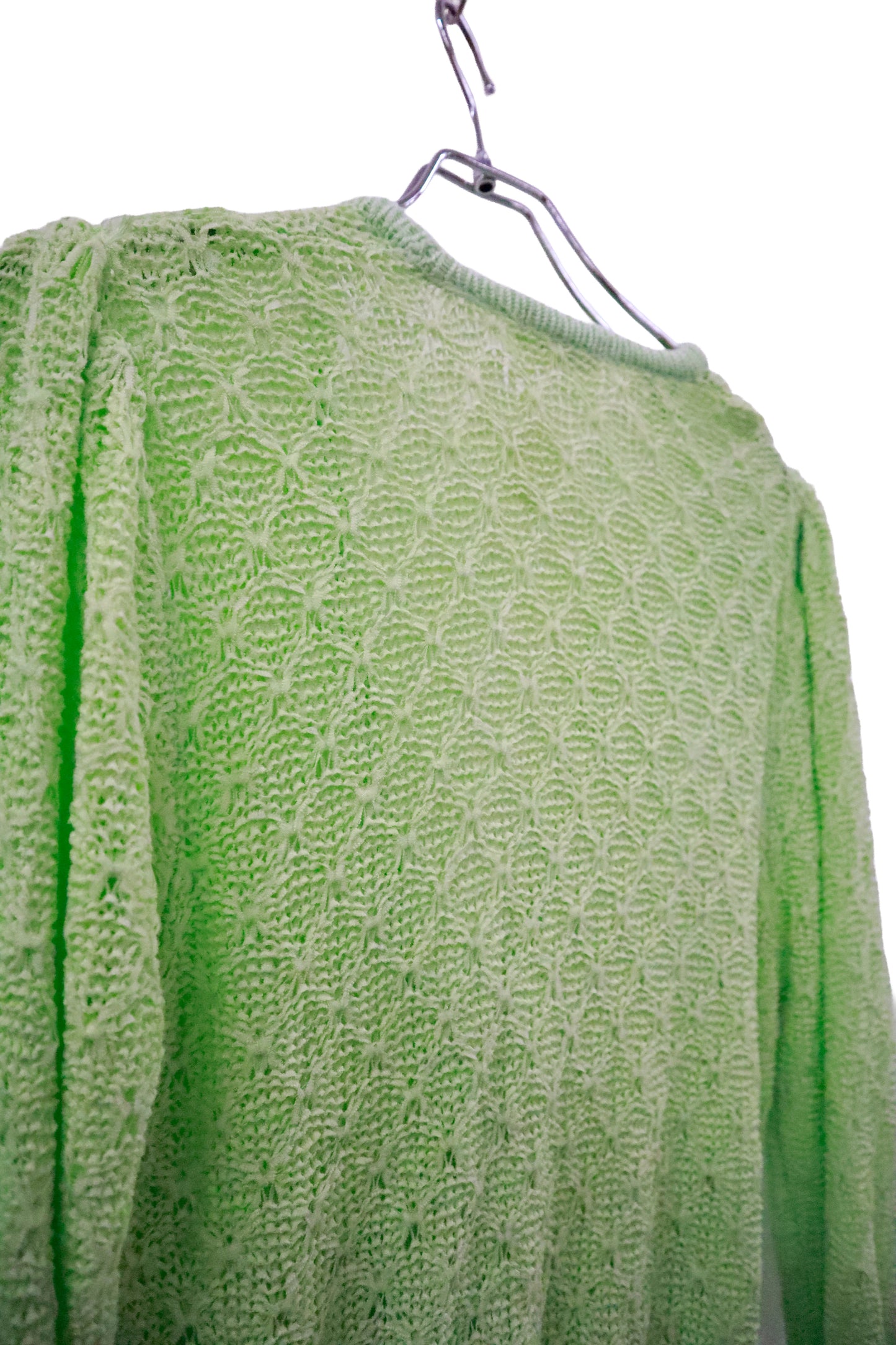 80's knit cardigan /U-［2601B-010］