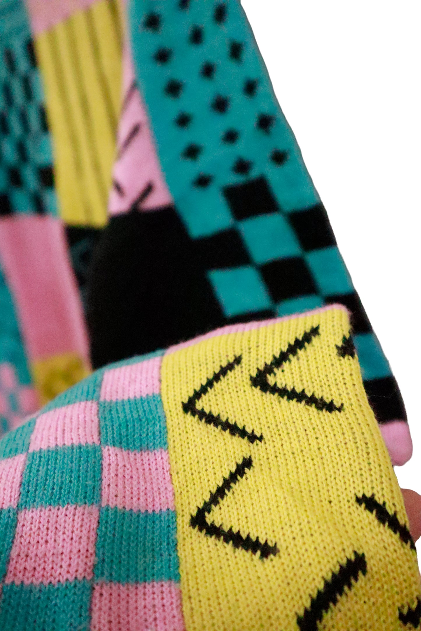 acrylic knit sweater /U-［2601B-012］