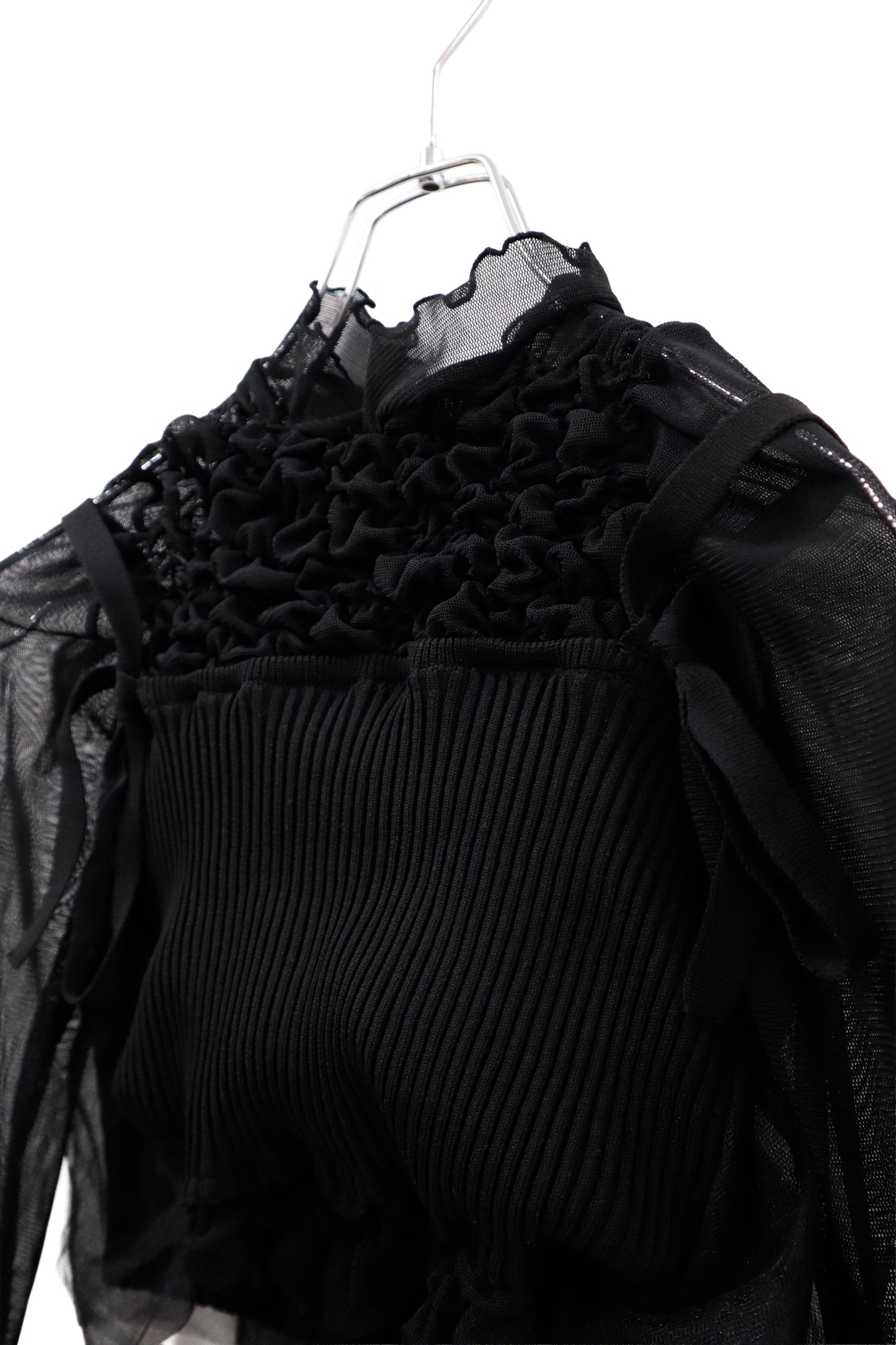 KUSHA KUSHA PLAN-knit docking shirt/RM-［2601-007］