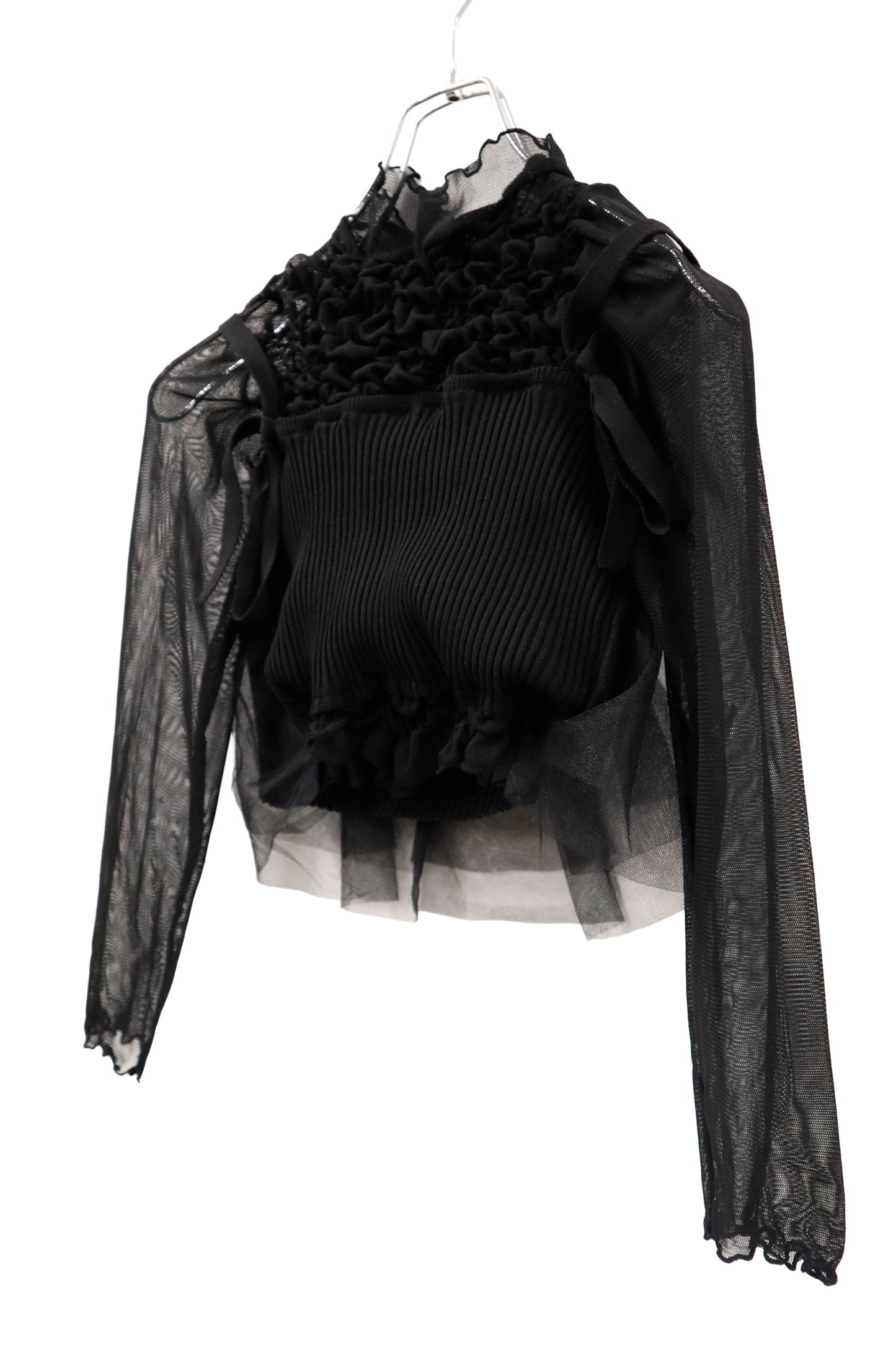 KUSHA KUSHA PLAN-knit docking shirt/RM-［2601-007］