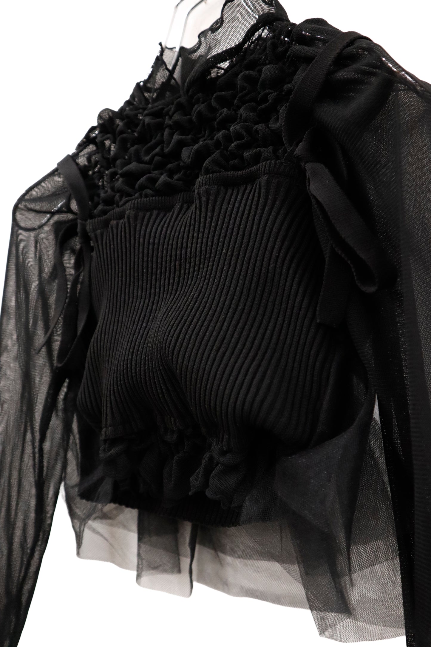 KUSHA KUSHA PLAN-knit docking shirt/RM-［2601-007］