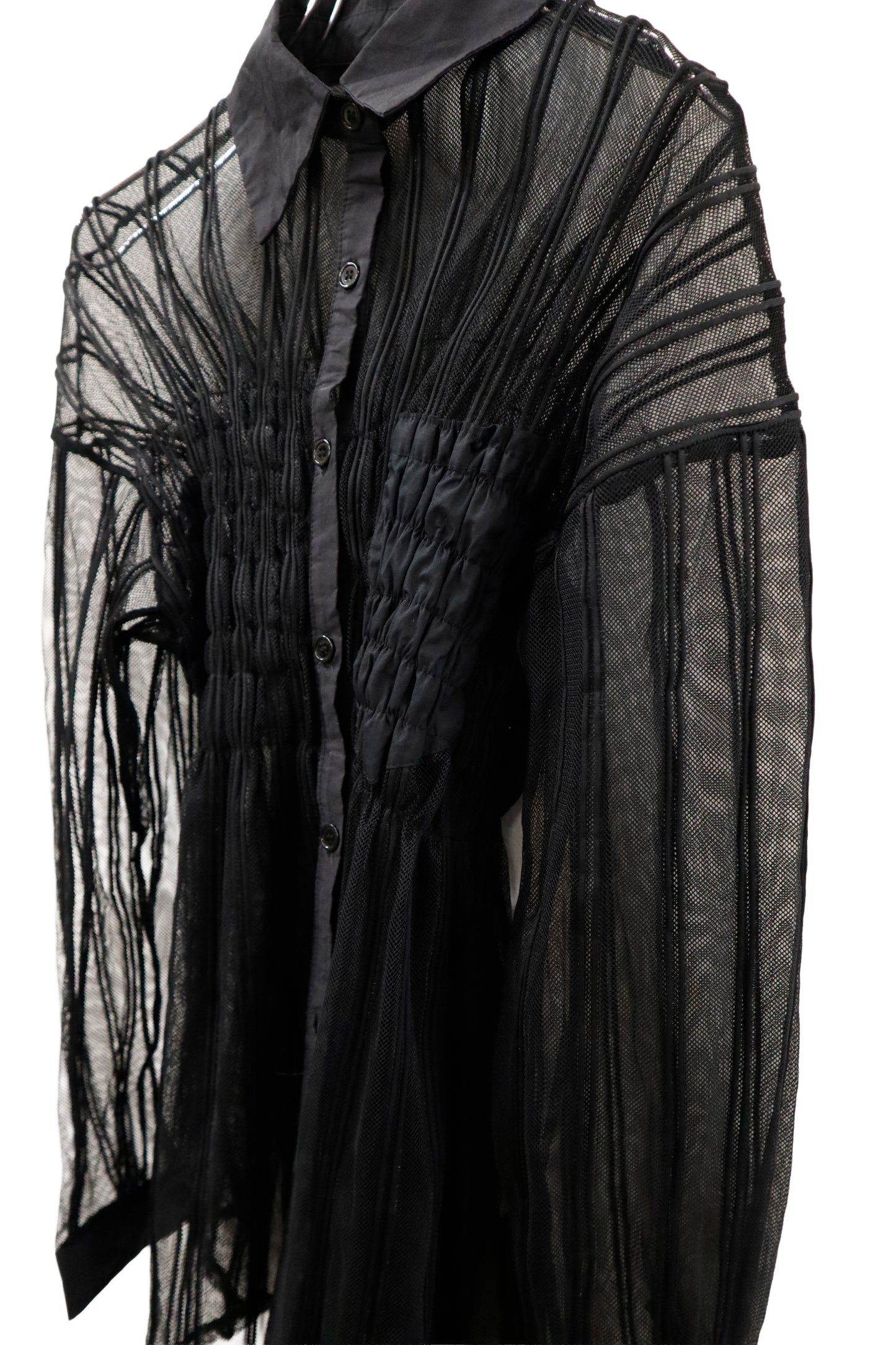 KUSHAKUSHA PLAN-see-through-shirt /RM-［2601-037］