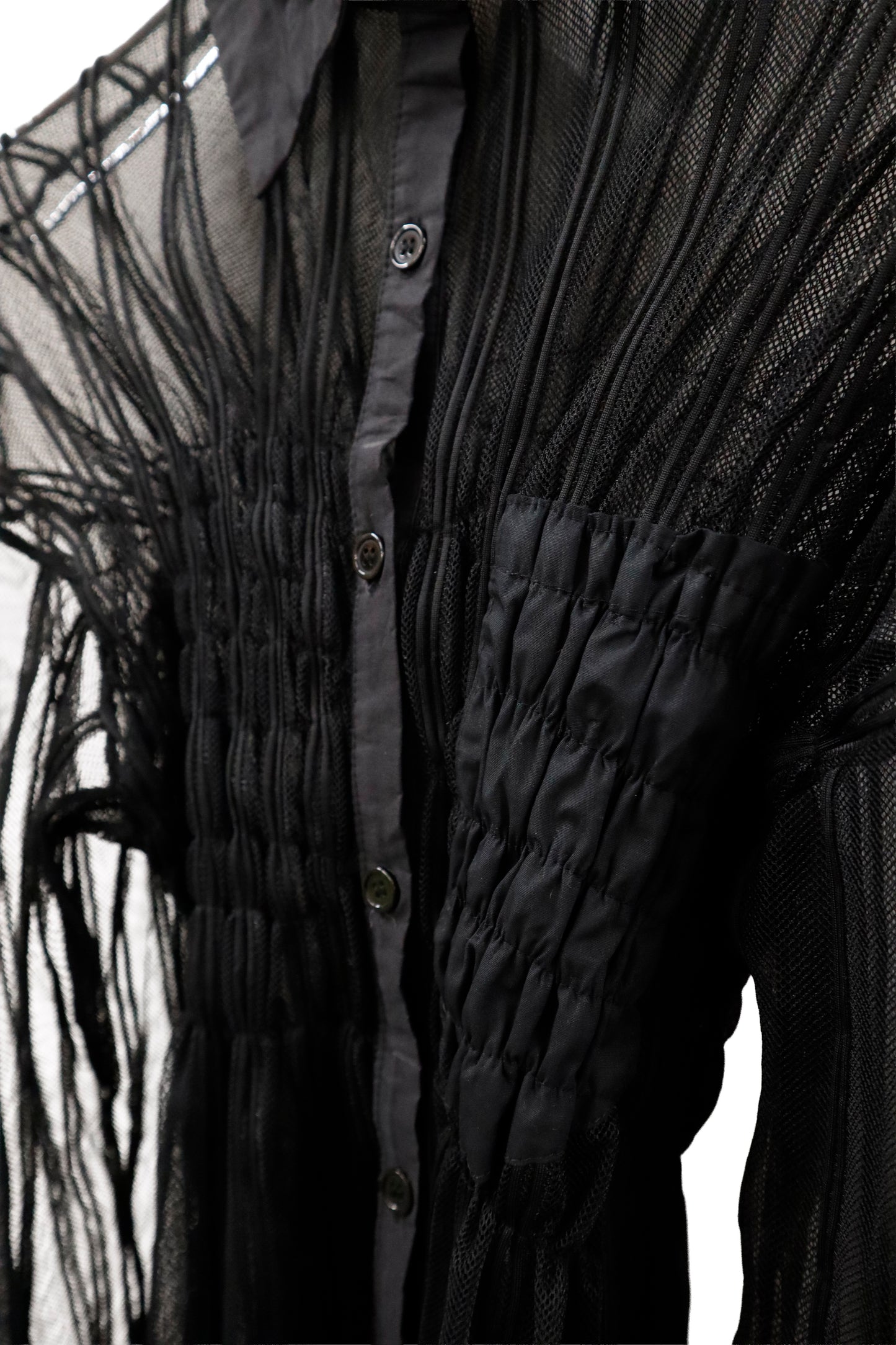 KUSHAKUSHA PLAN-see-through-shirt /RM-［2601-037］