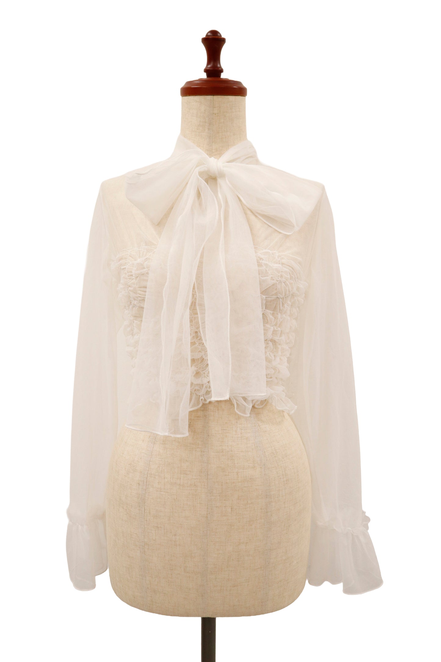 KUSHAKUSHA-PLAN-ribbon-tie-shirt /RM-［2601-011］