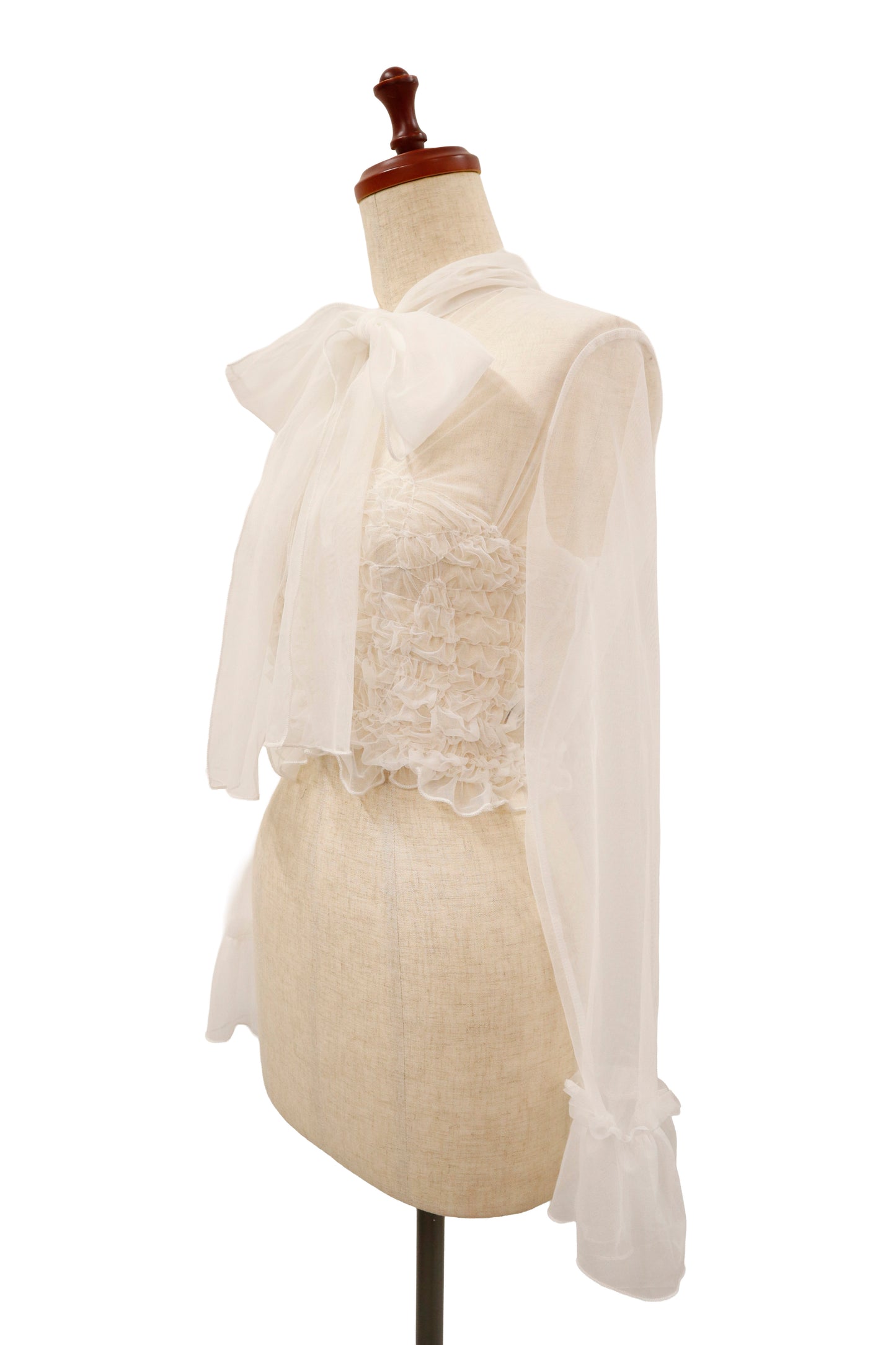 KUSHAKUSHA-PLAN-ribbon-tie-shirt /RM-［2601-011］