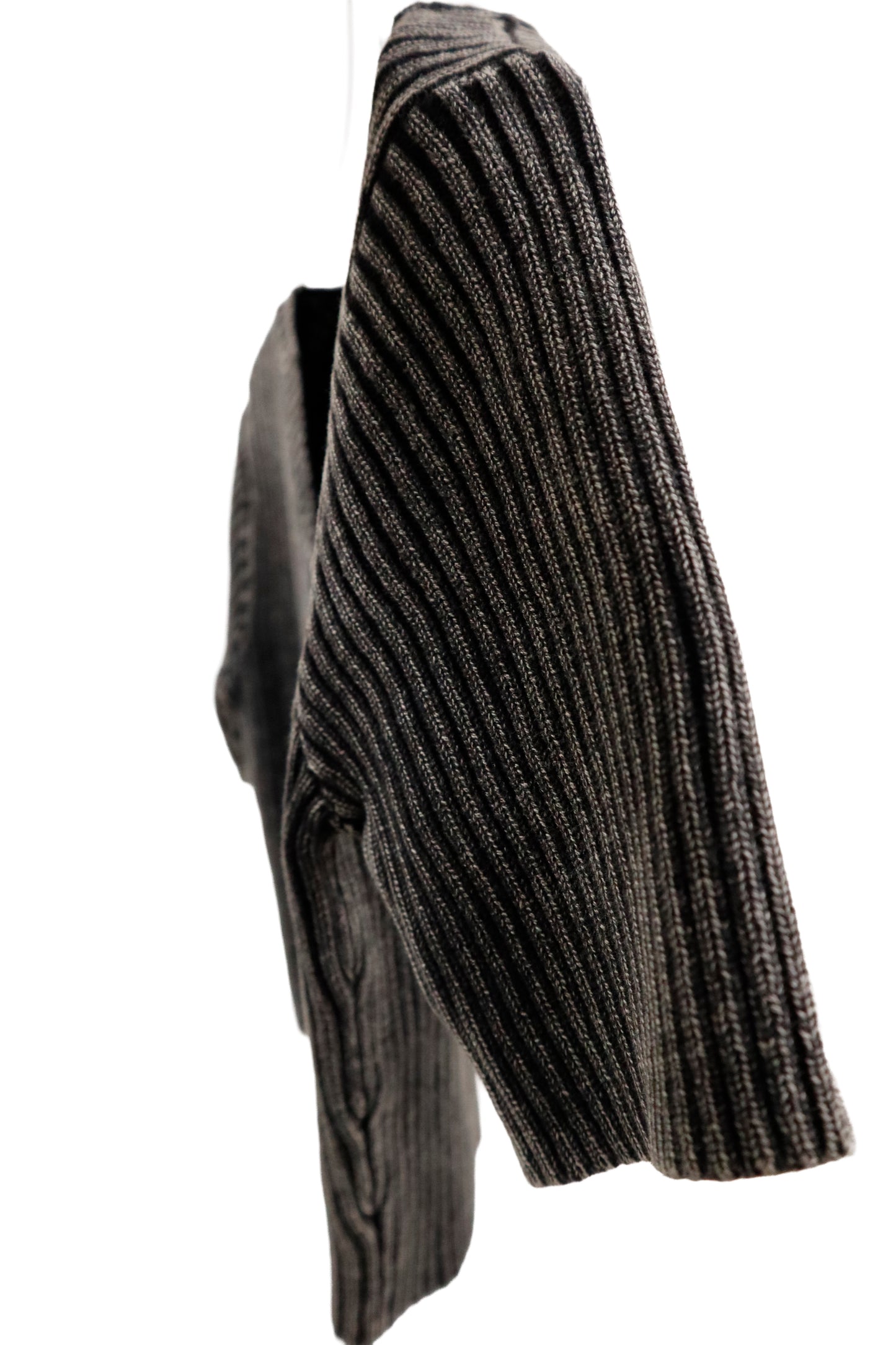 rib knit half sleeve /U-［2601-047］