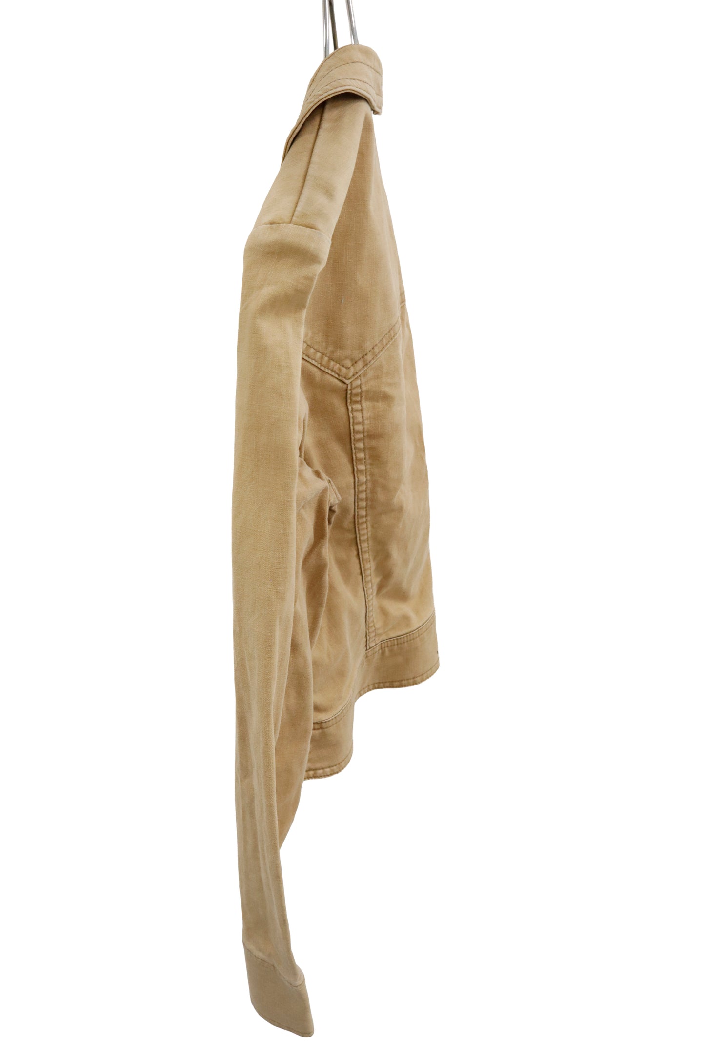 Vintage Washed Ruffle Twill Jacket /U-［2601-056］