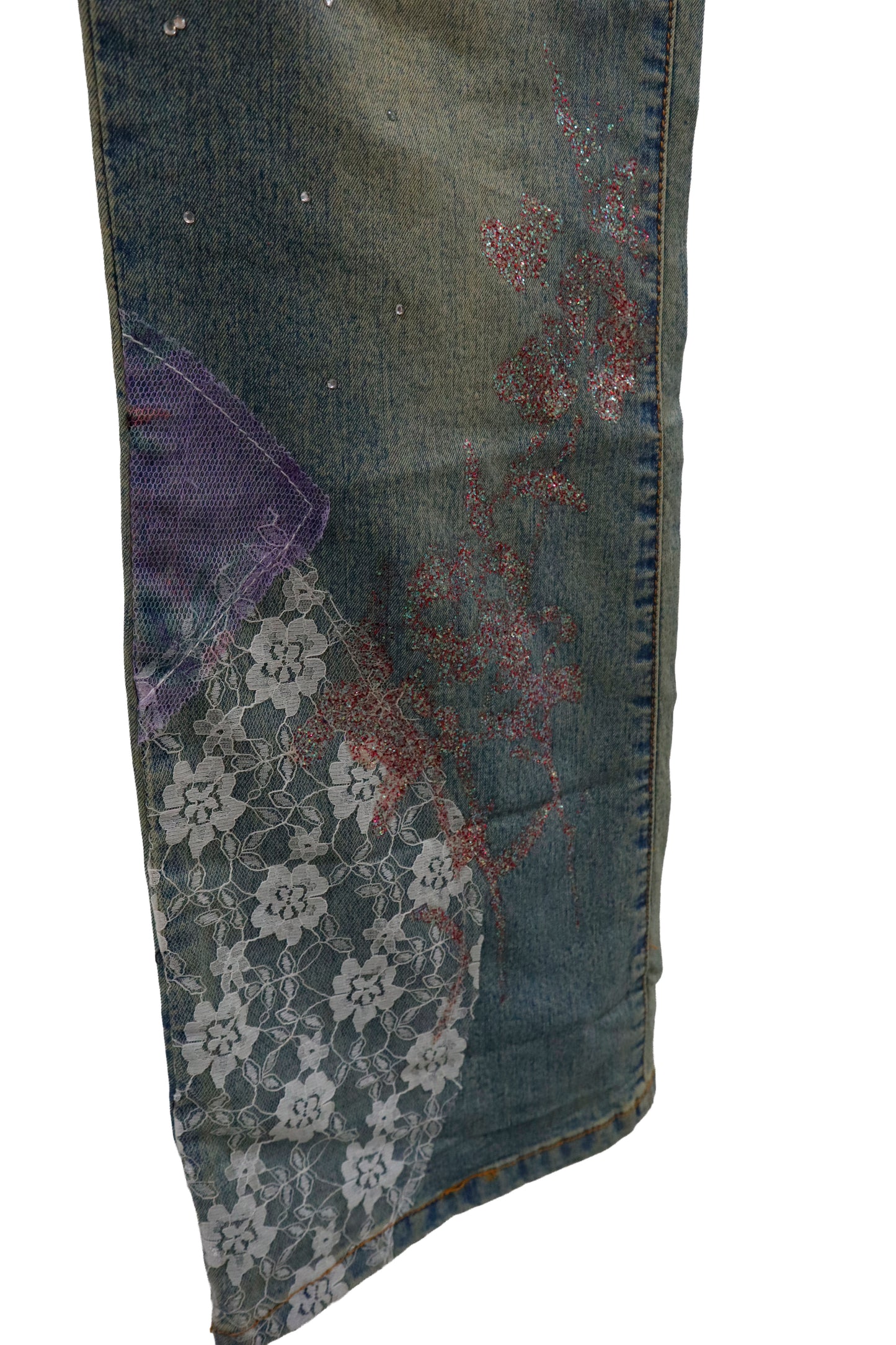 grunge Y2K denim pants/U-［2601-061］