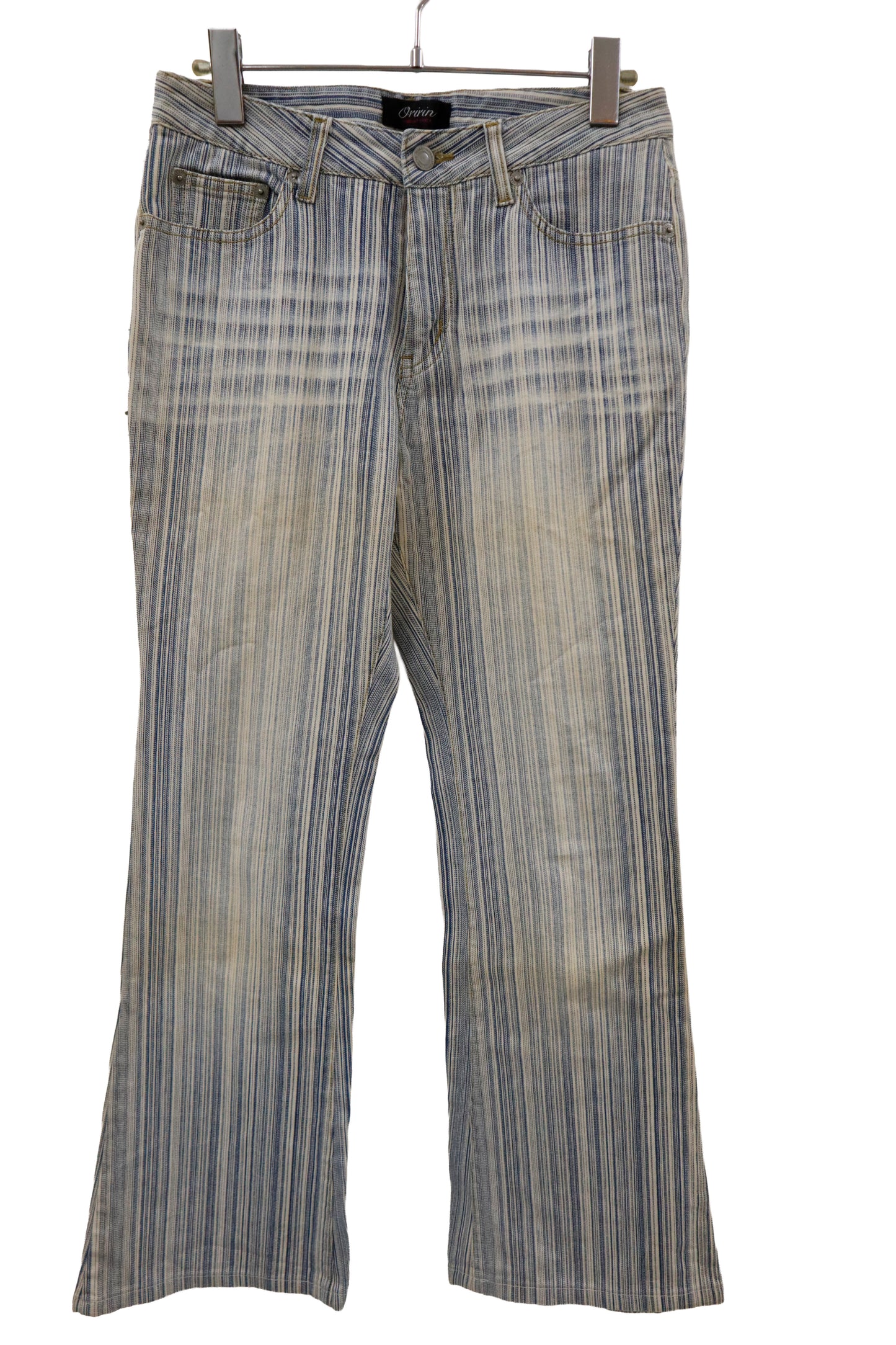 stripe denim pants/U-［2601-064］