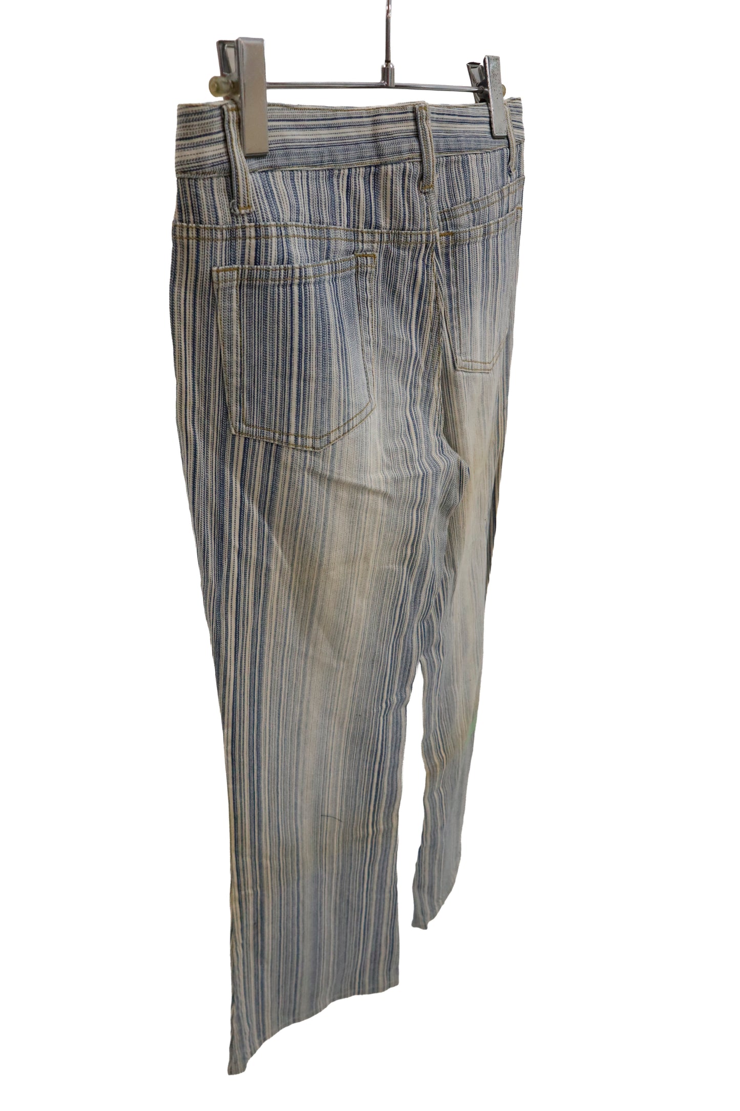 stripe denim pants/U-［2601-064］