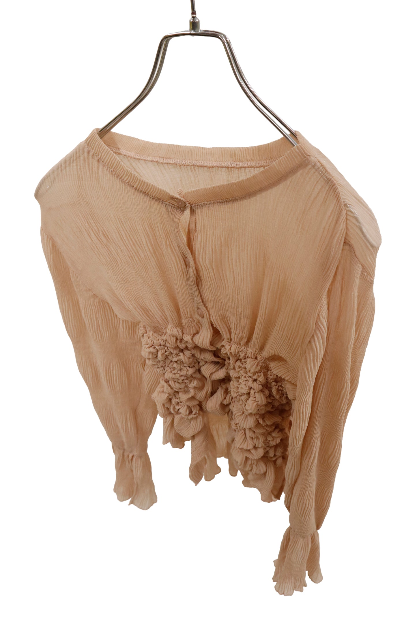 KUSHA KUSHA PLAN/see-through-blouse/RM-［2601-057］