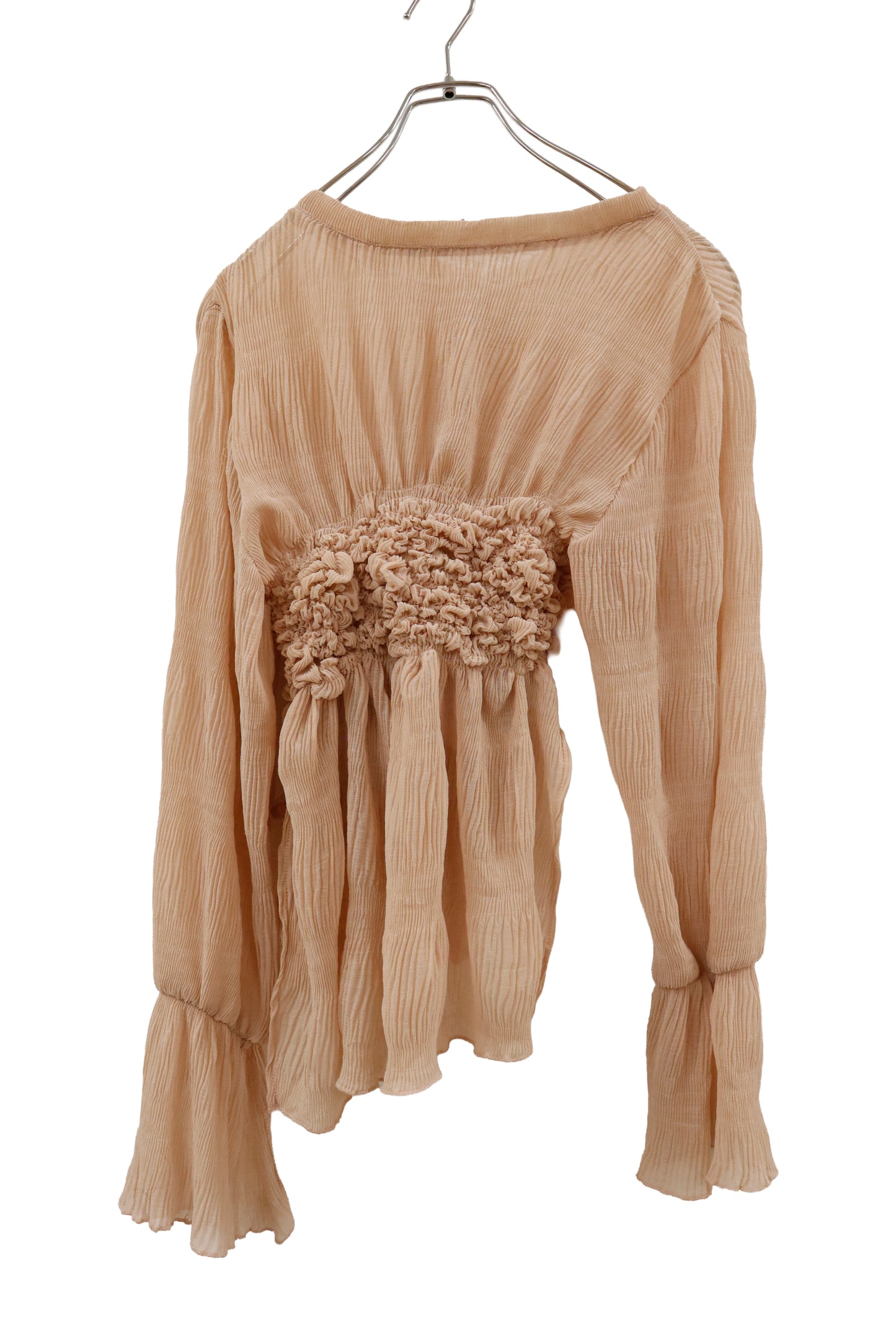 KUSHA KUSHA PLAN/see-through-blouse/RM-［2601-057］