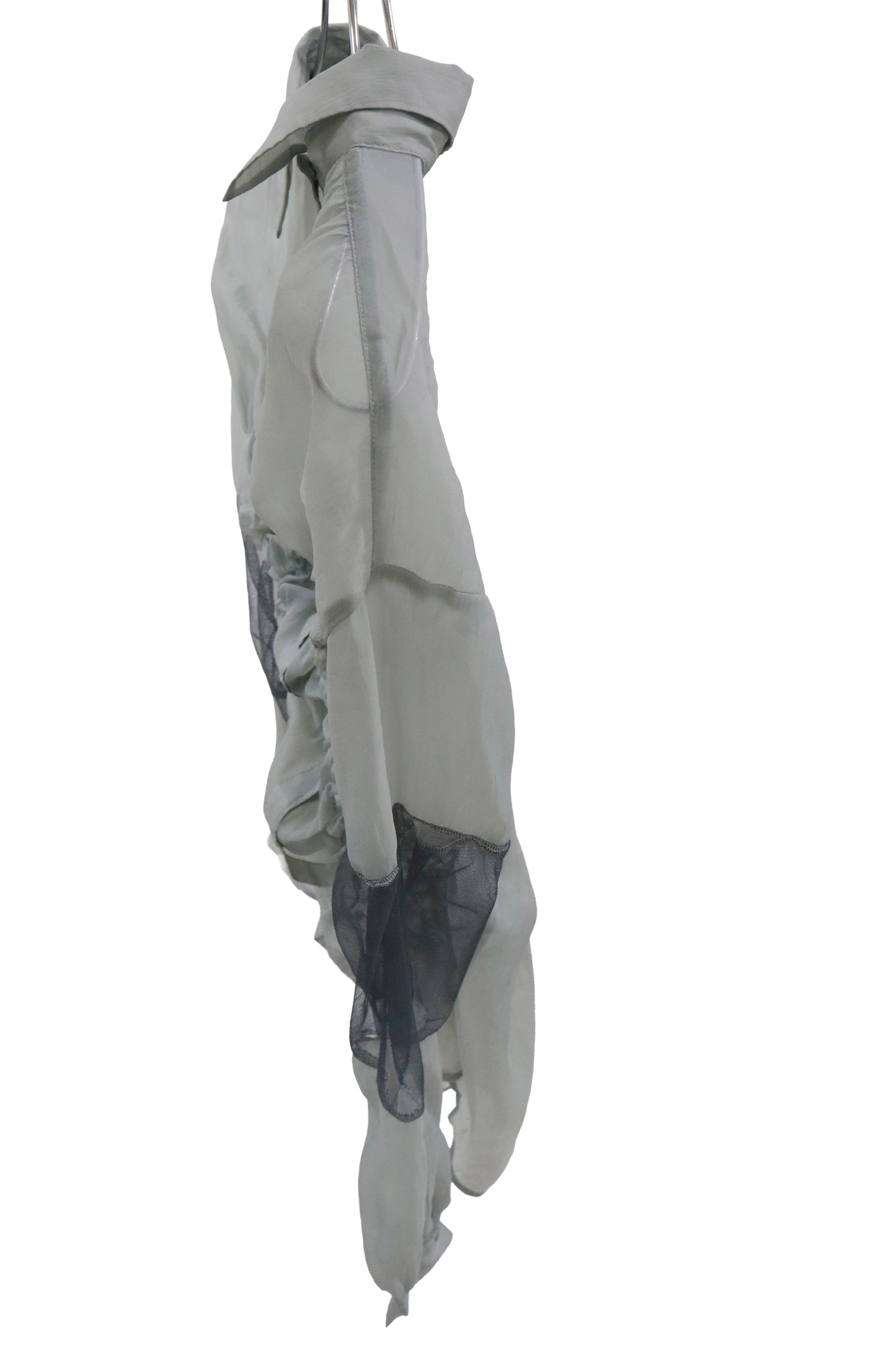 KUSHA KUSHA PLAN/see-trough-shirt /RM-［2601-062］