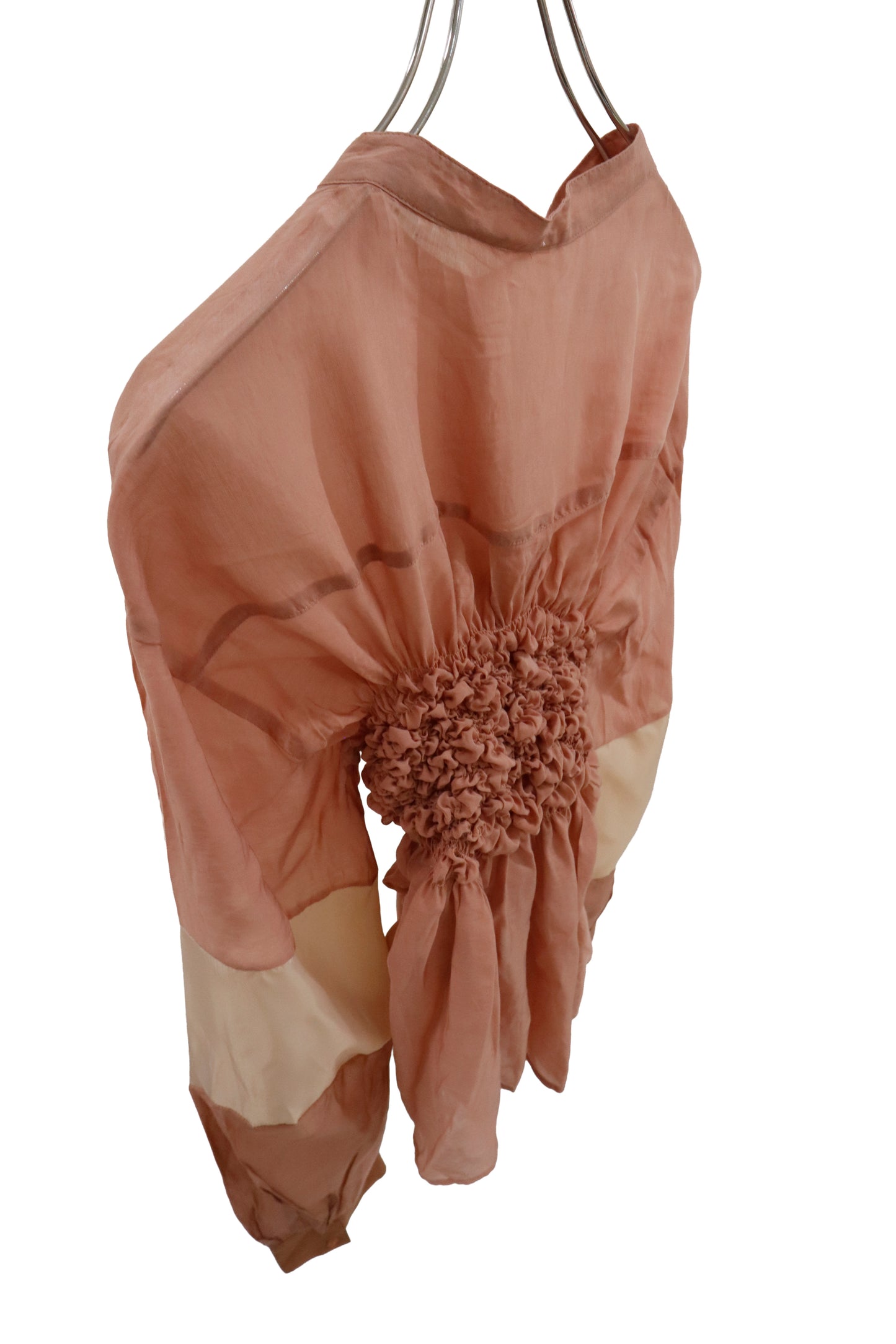 KUSHA KUSHA PLAN/no-collar-blouse/RM-［2601-064］