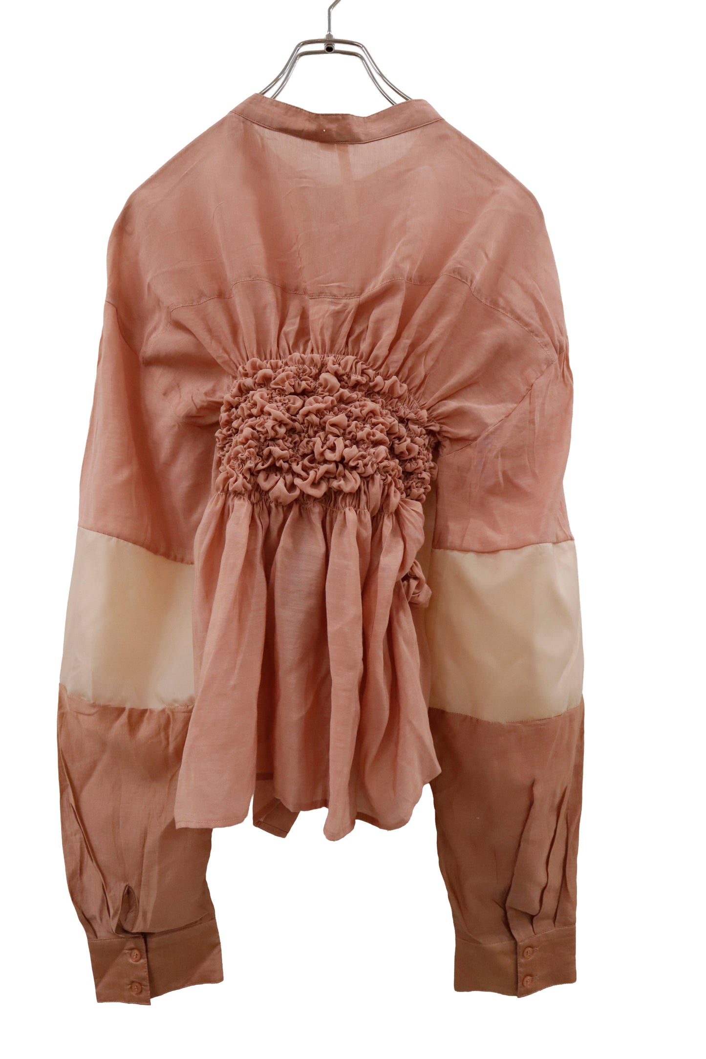 KUSHA KUSHA PLAN/no-collar-blouse/RM-［2601-064］
