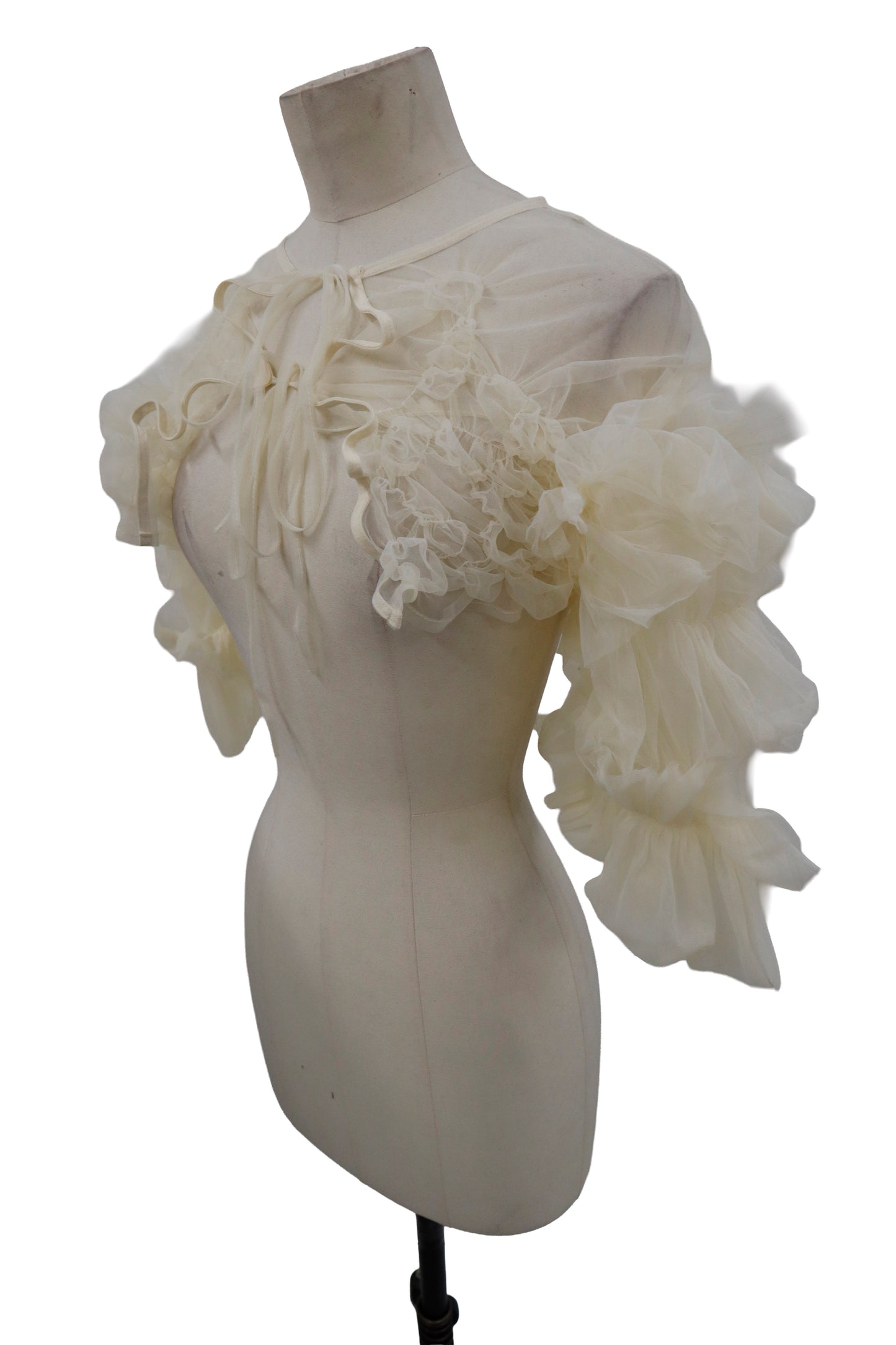 KUSHA KUSHA PLAN/see-through-blouse /RM-［2601-071］