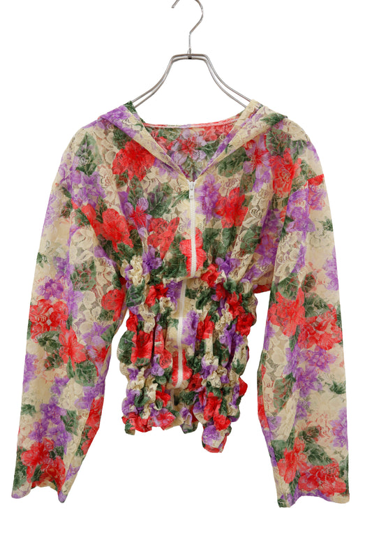 KUSHA KUSHA PLAN/floral-print-blouse/RM-［2601-073］