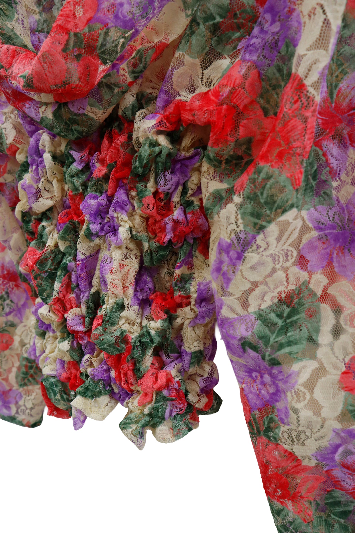 KUSHA KUSHA PLAN/floral-print-blouse/RM-［2601-073］