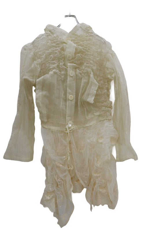 KUSHA KUSHA PLAN/contemporary-blouse /RM-［2601-076］