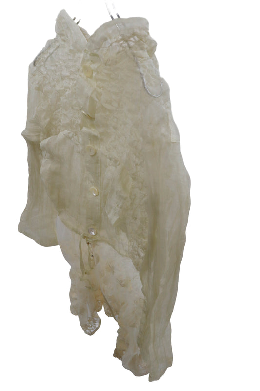 KUSHA KUSHA PLAN/contemporary-blouse /RM-［2601-076］
