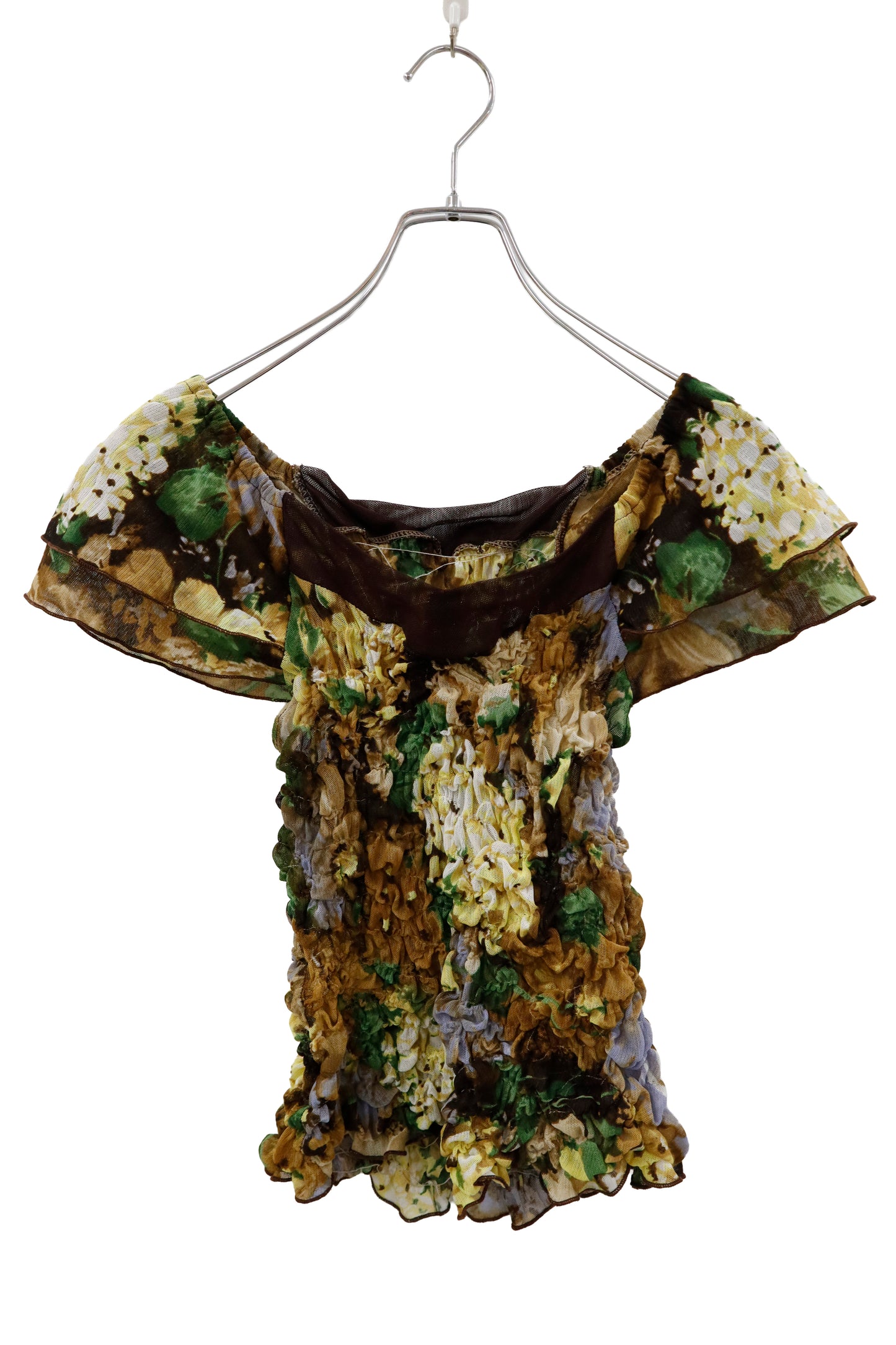KUSHA KUSHA PLAN/floral dress tops /RM-［2601-078］