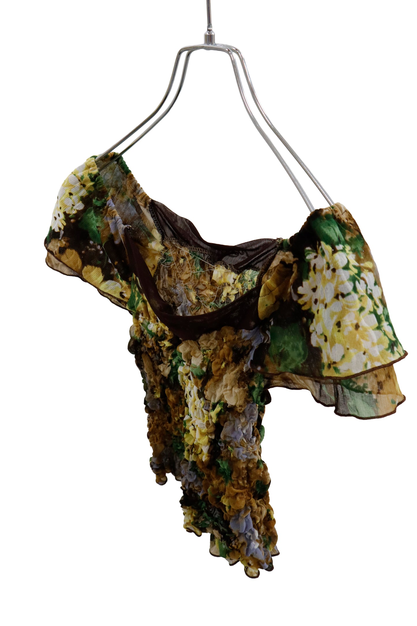 KUSHA KUSHA PLAN/floral dress tops /RM-［2601-078］