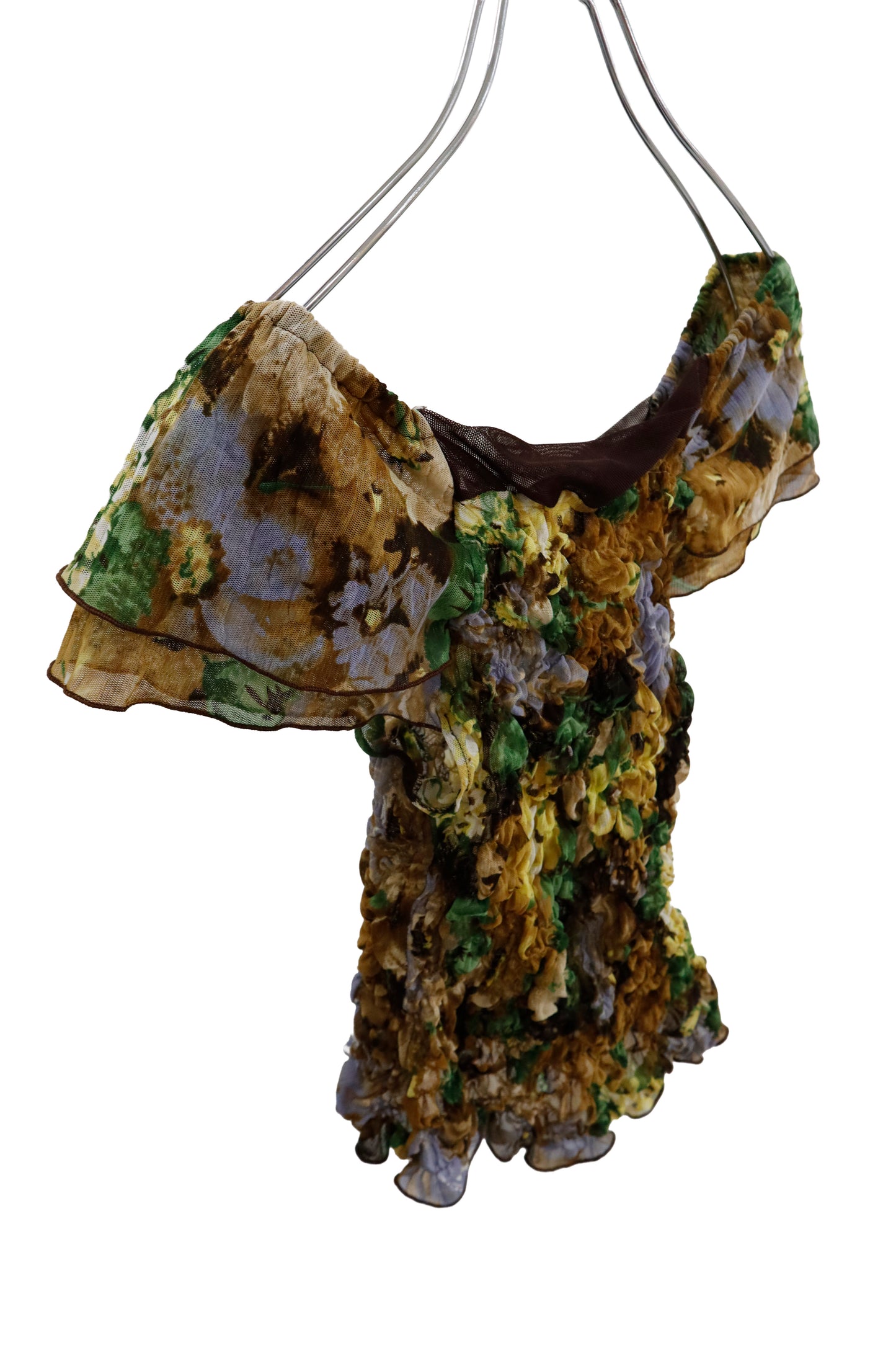 KUSHA KUSHA PLAN/floral dress tops /RM-［2601-078］