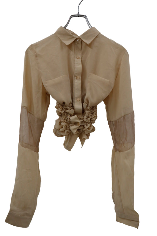 KUSHA KUSHA PLAN/blouse /RM-［2601-083］