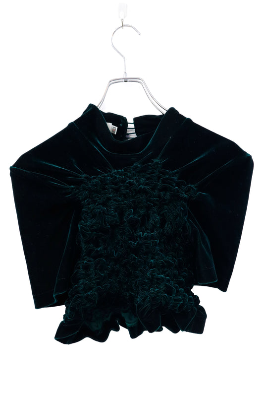 KUSHA KUSHA PLAN/velvet tops-［2601-085］