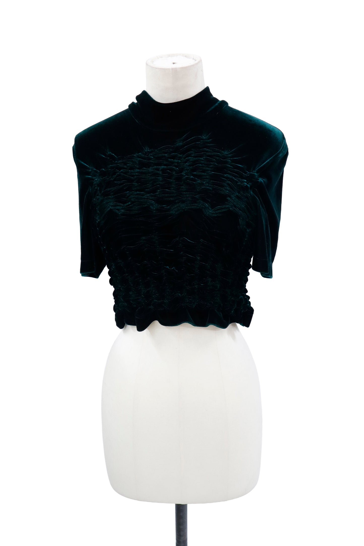 KUSHA KUSHA PLAN/velvet tops-［2601-085］