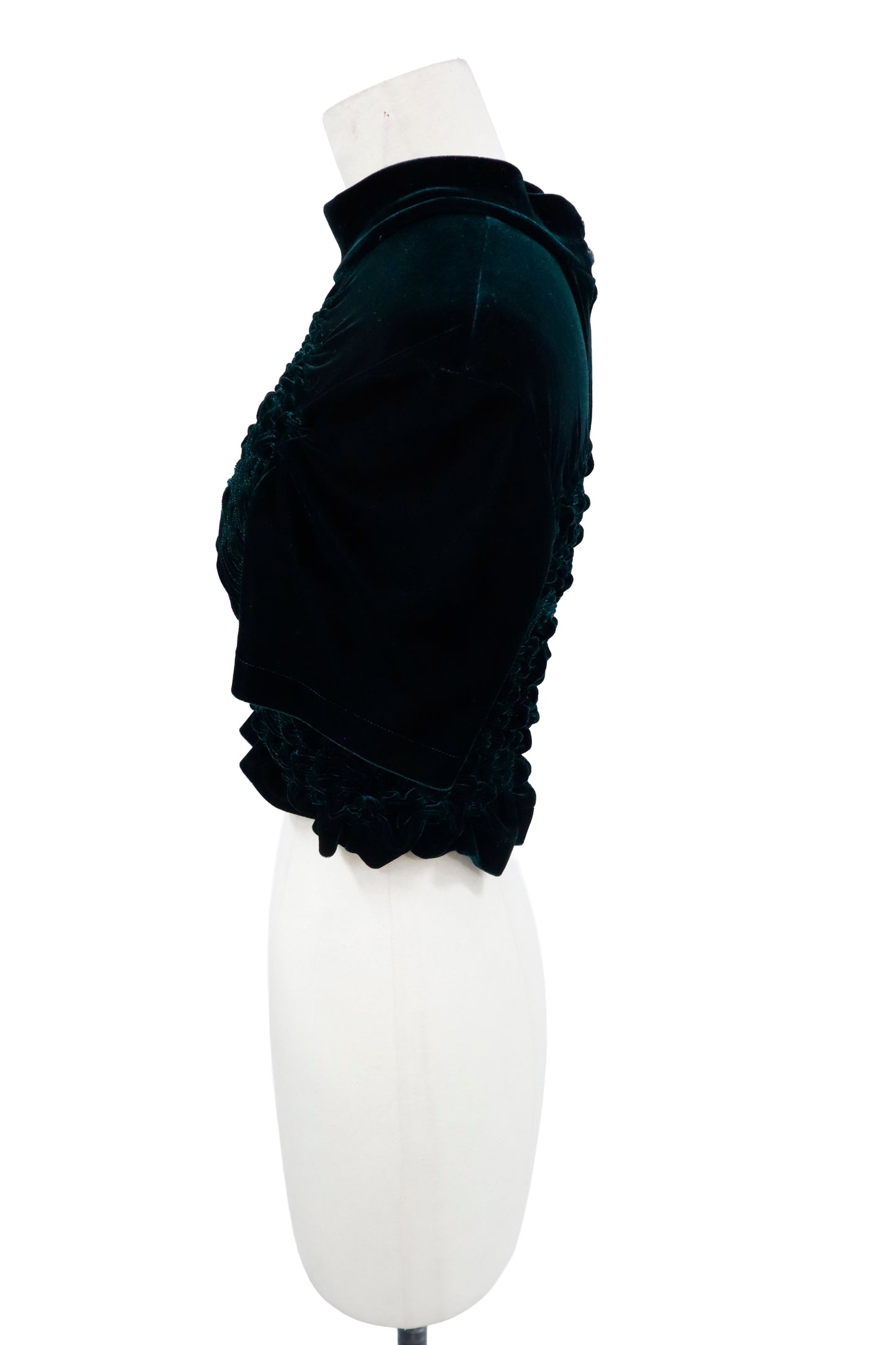 KUSHA KUSHA PLAN/velvet tops-［2601-085］