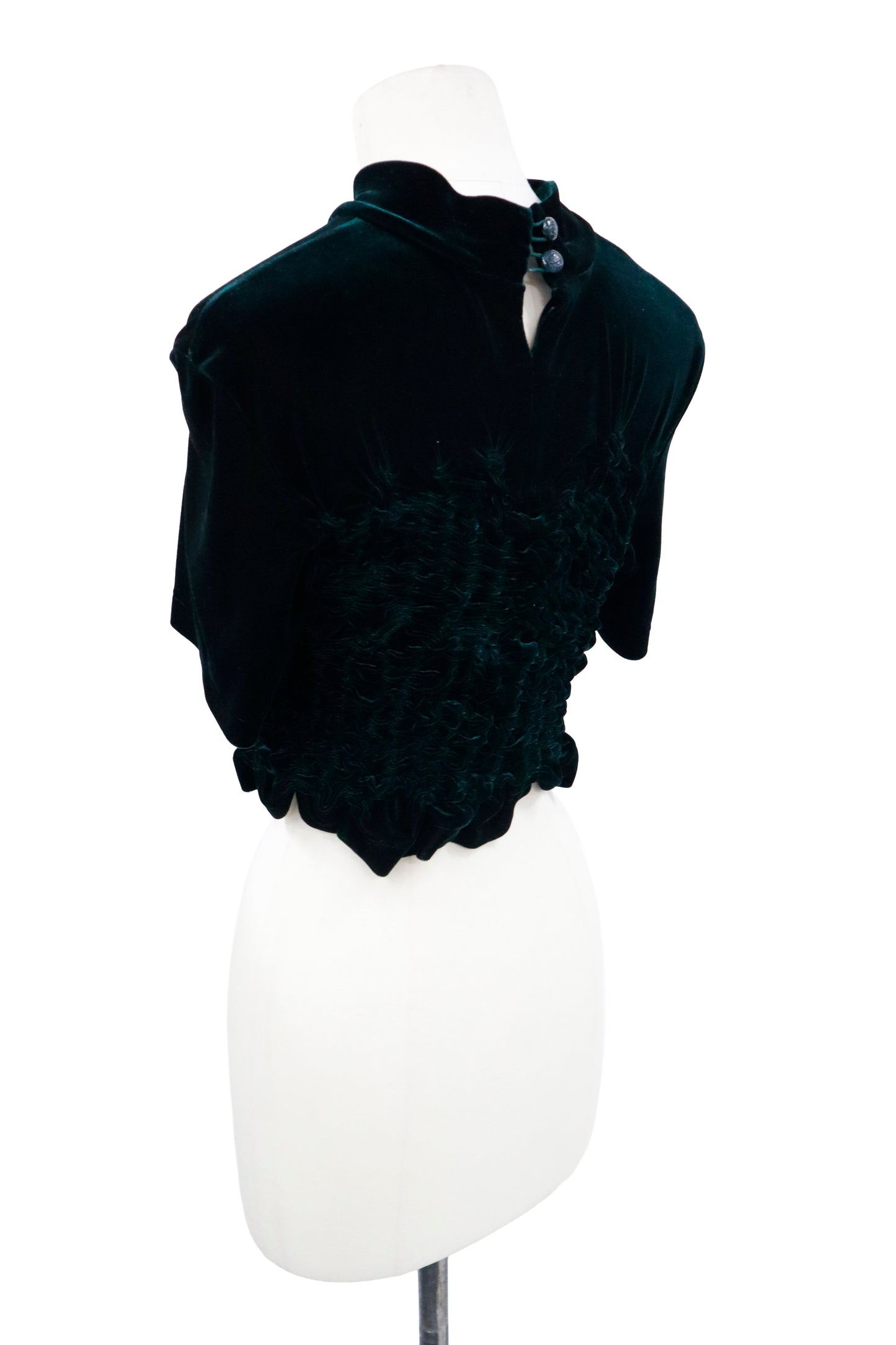 KUSHA KUSHA PLAN/velvet tops-［2601-085］