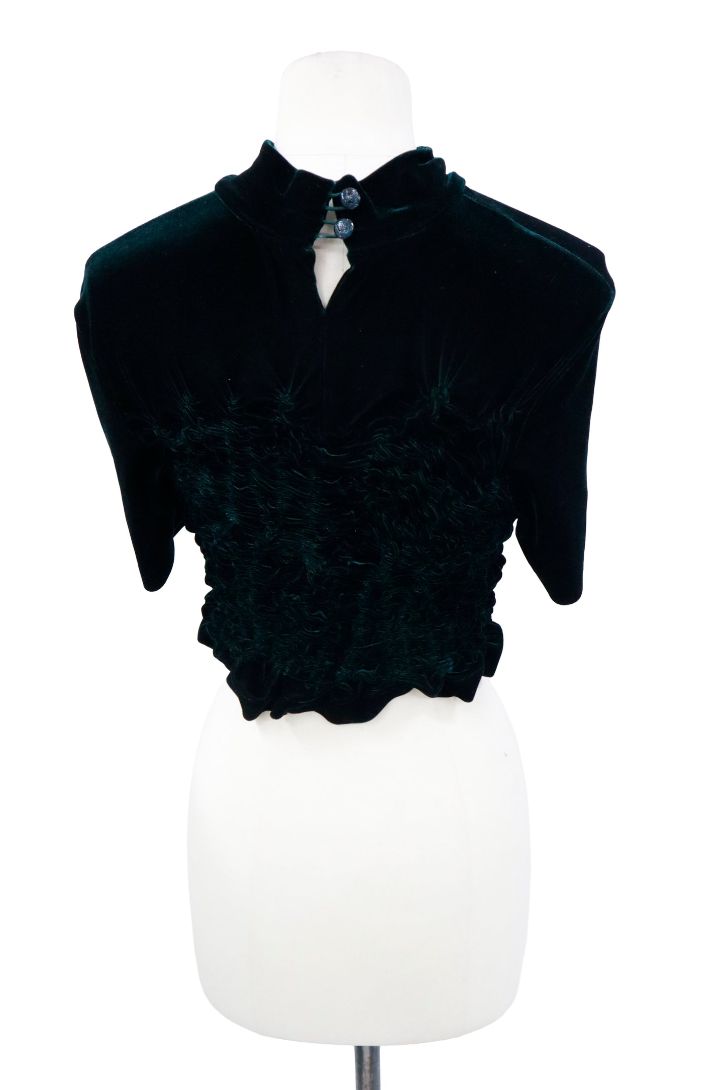 KUSHA KUSHA PLAN/velvet tops-［2601-085］