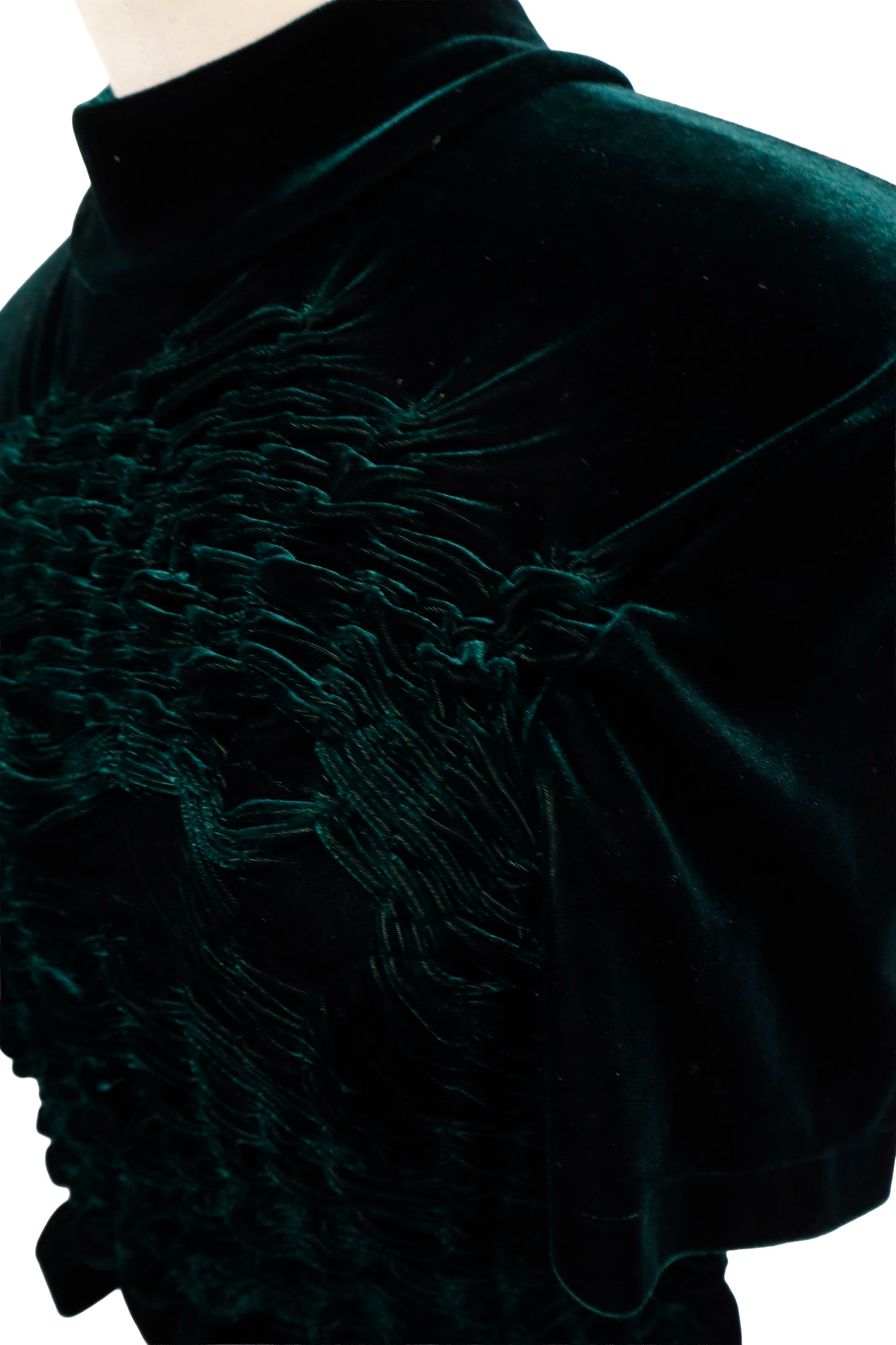 KUSHA KUSHA PLAN/velvet tops-［2601-085］