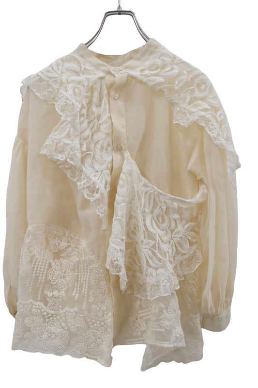 lace contemporary blouse /RM-［2602-098］